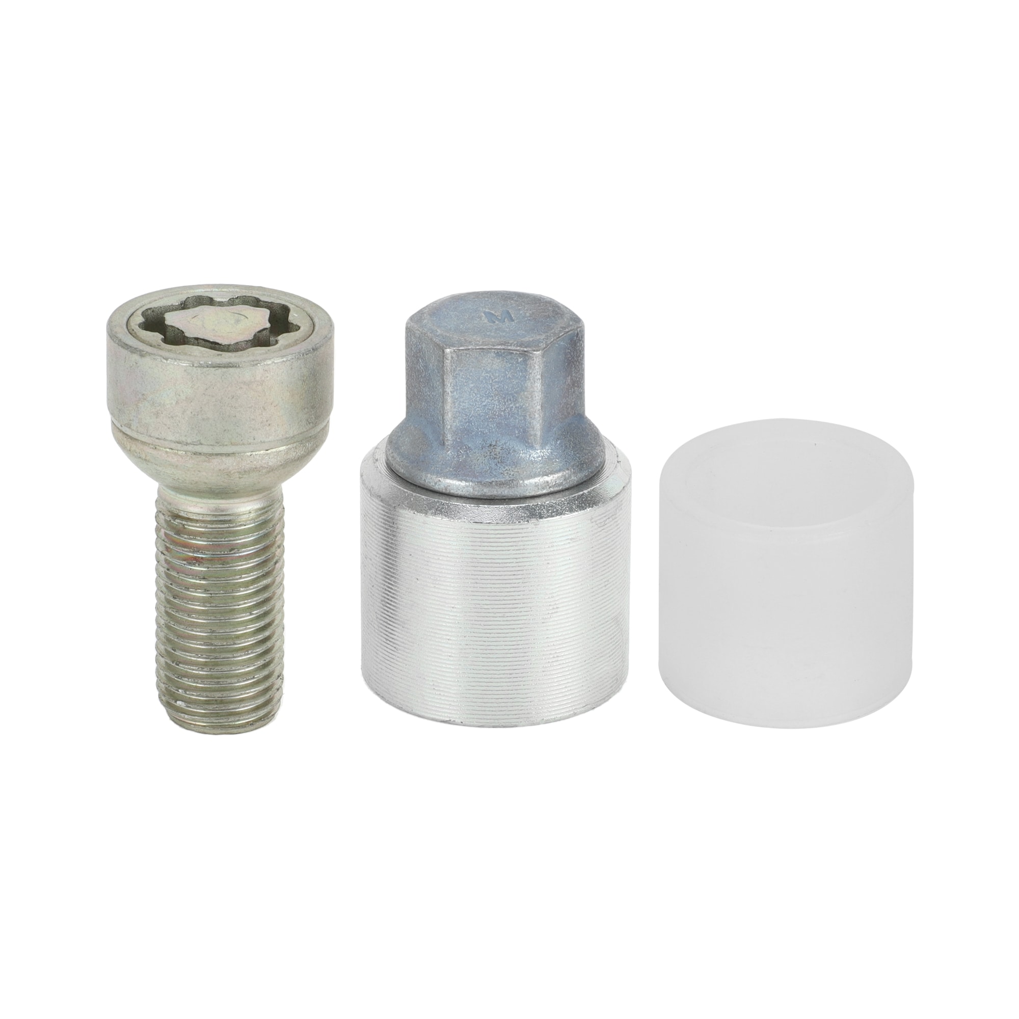 Unique Bargains Wheel Lock Lugnut with Bolt Kit for Audi A4L A5 A6L Q2L Q3 Q5 Q7 A8 Type m Anti-theft Screw Nut Removal Key Socket 1set