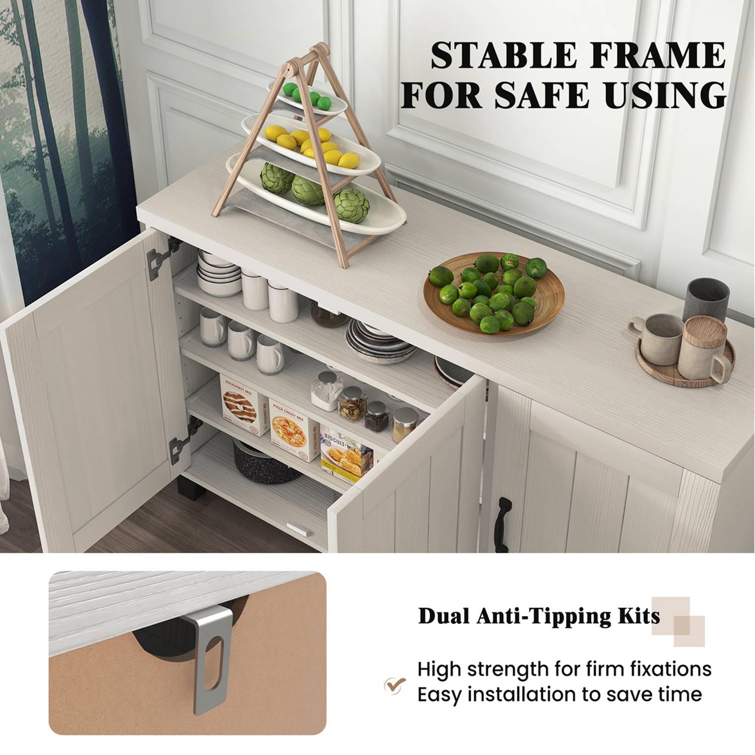 Costway CSHY000188 Utility-Storage-Cabinets - View #7