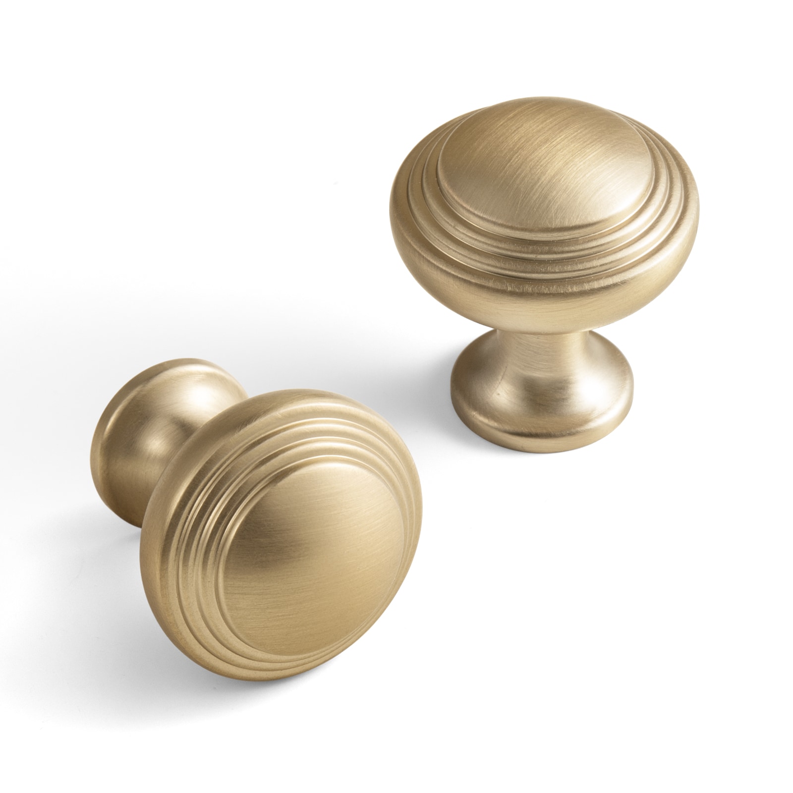 Miaokesen 1-3/16-in Champagne Bronze Mushroom Modern Cabinet Knob 6 -Pack