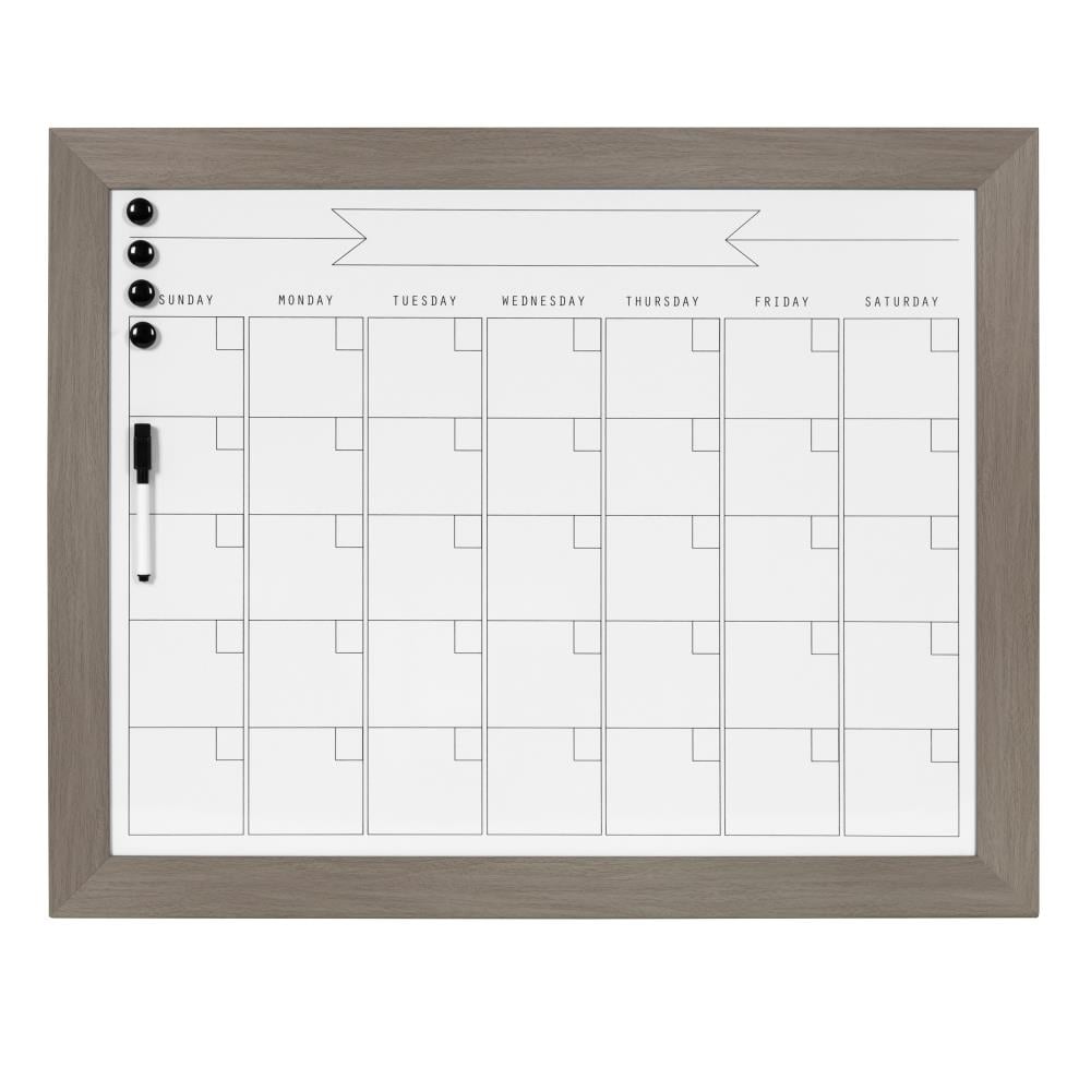 Dry Erase Calendar w/ Desk Easel & Holiday Magnets Bundle – Roeda