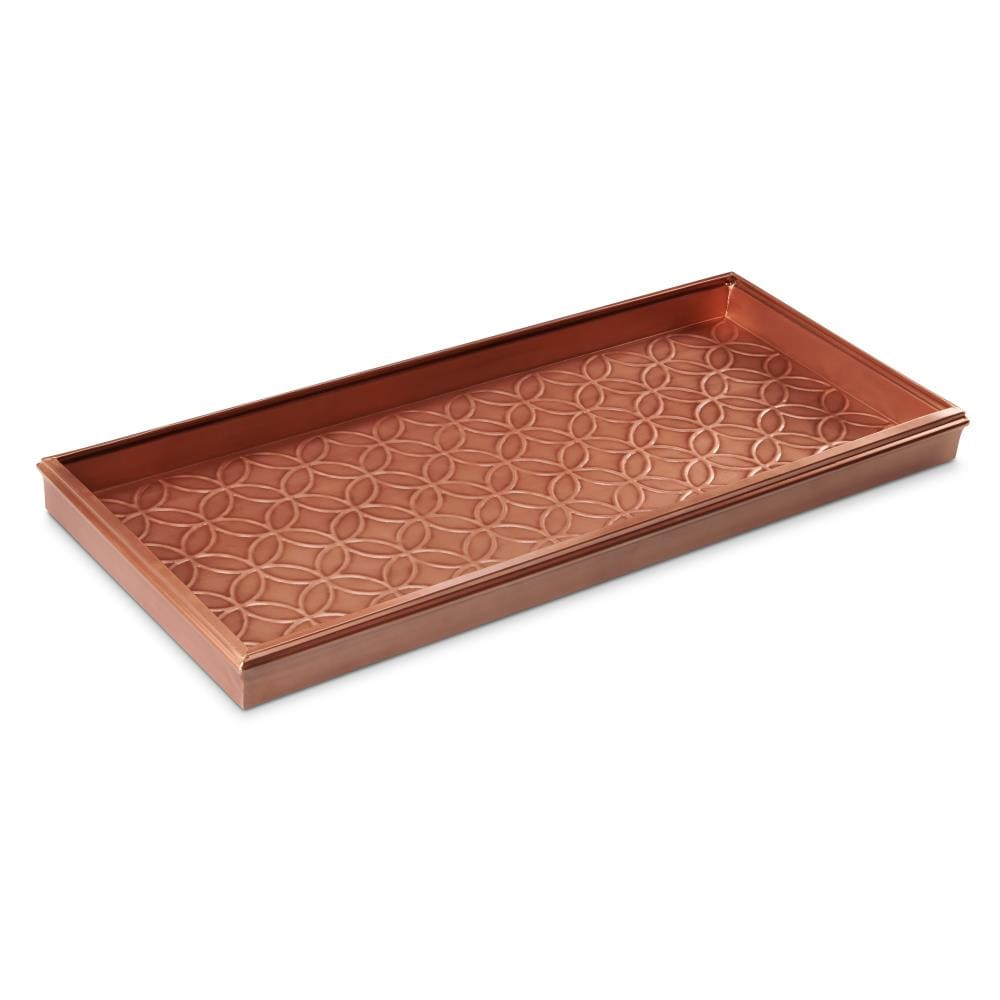 Good Directions 205VB 1-ft x 3-ft Copper Galvanized steel Rectangular Indoor or outdoor Decorative Boot tray