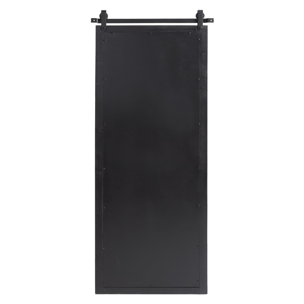 Cates Rustic Full-Length Barn Door-Inspired Wood Mirror, 55" x 22"
