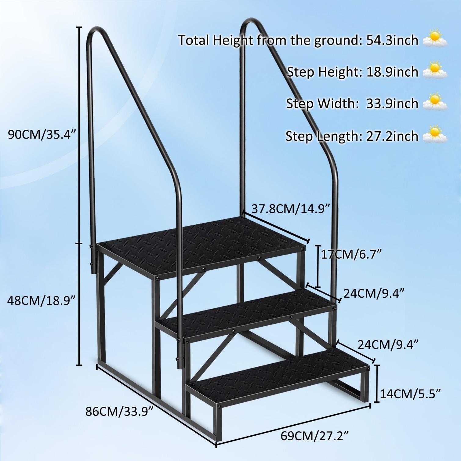 BBabe WRJPHG40IDR5 Multiposition-Ladders - View #6
