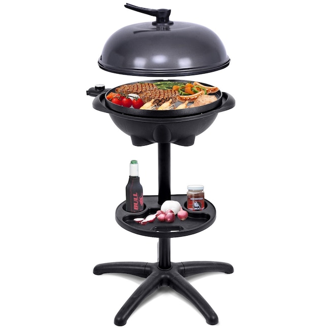 1350 Watt Black Electric Grill, Outdoor Electric Grills With Stand