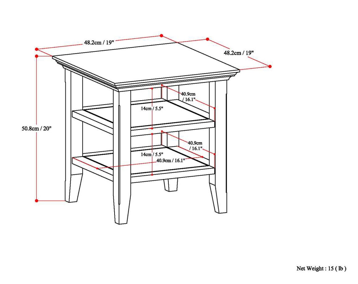 Simpli Home AXWELL3-003WWB End-Tables - View #11