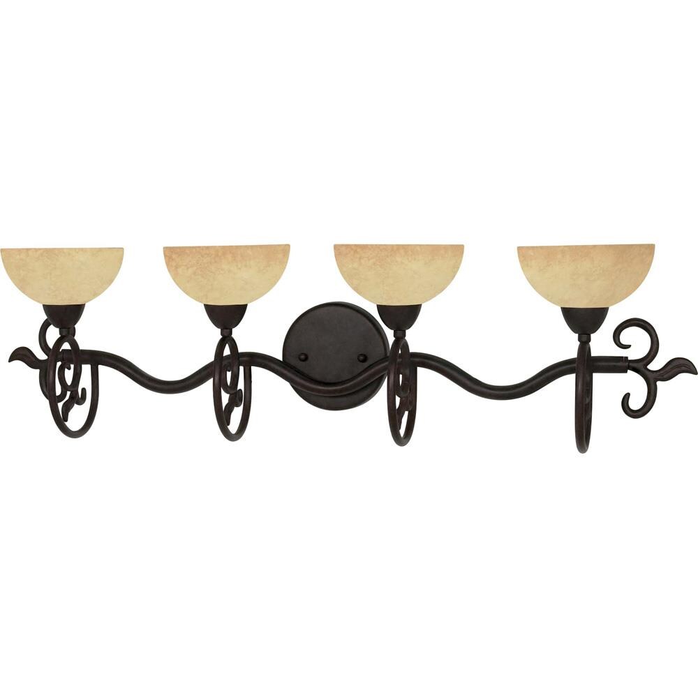  LW048 Tapas 32-in 4-Light Old Bronze Transitional Vanity Light