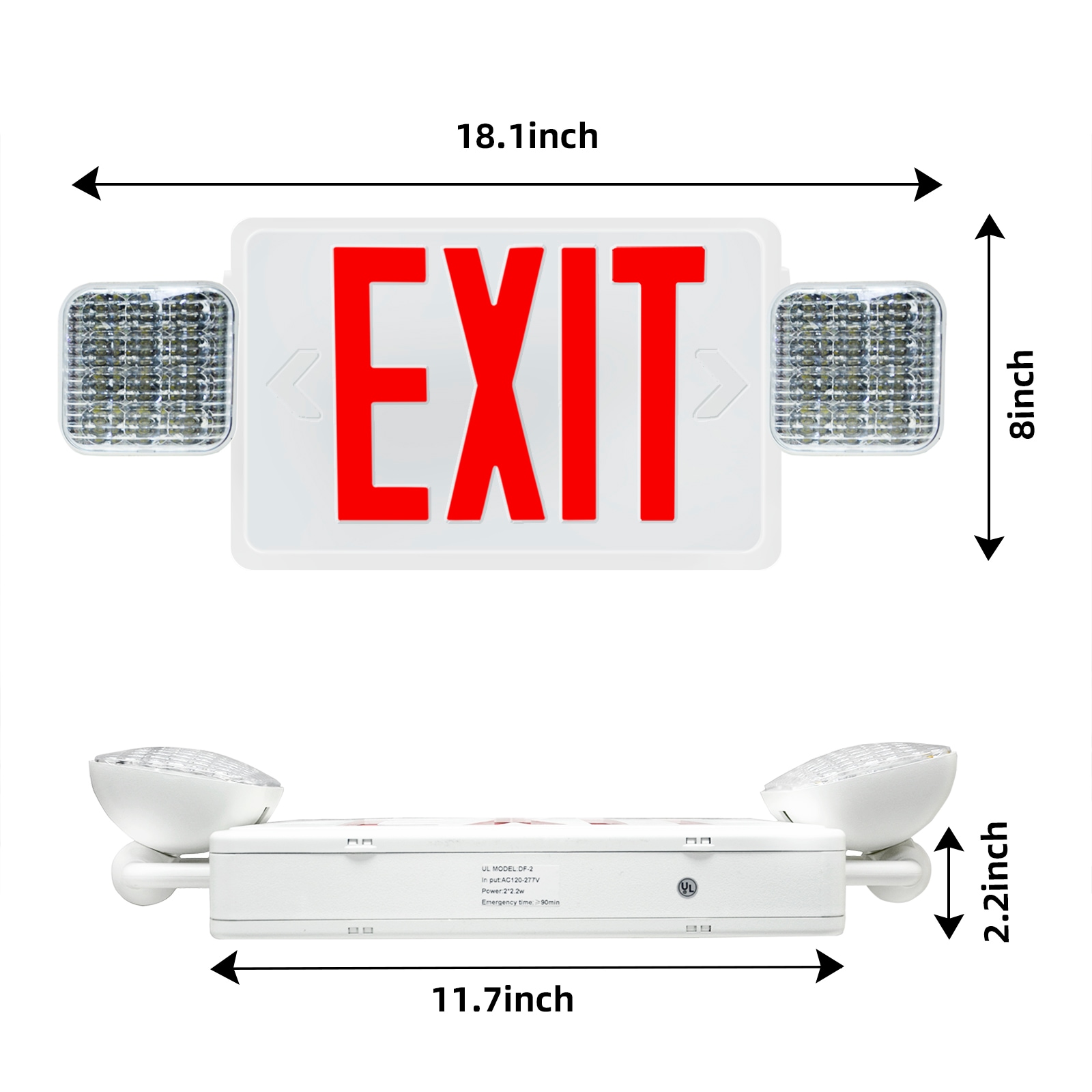 Honbei EXIT-1P-A Emergency-Exit-Lighting - View #4