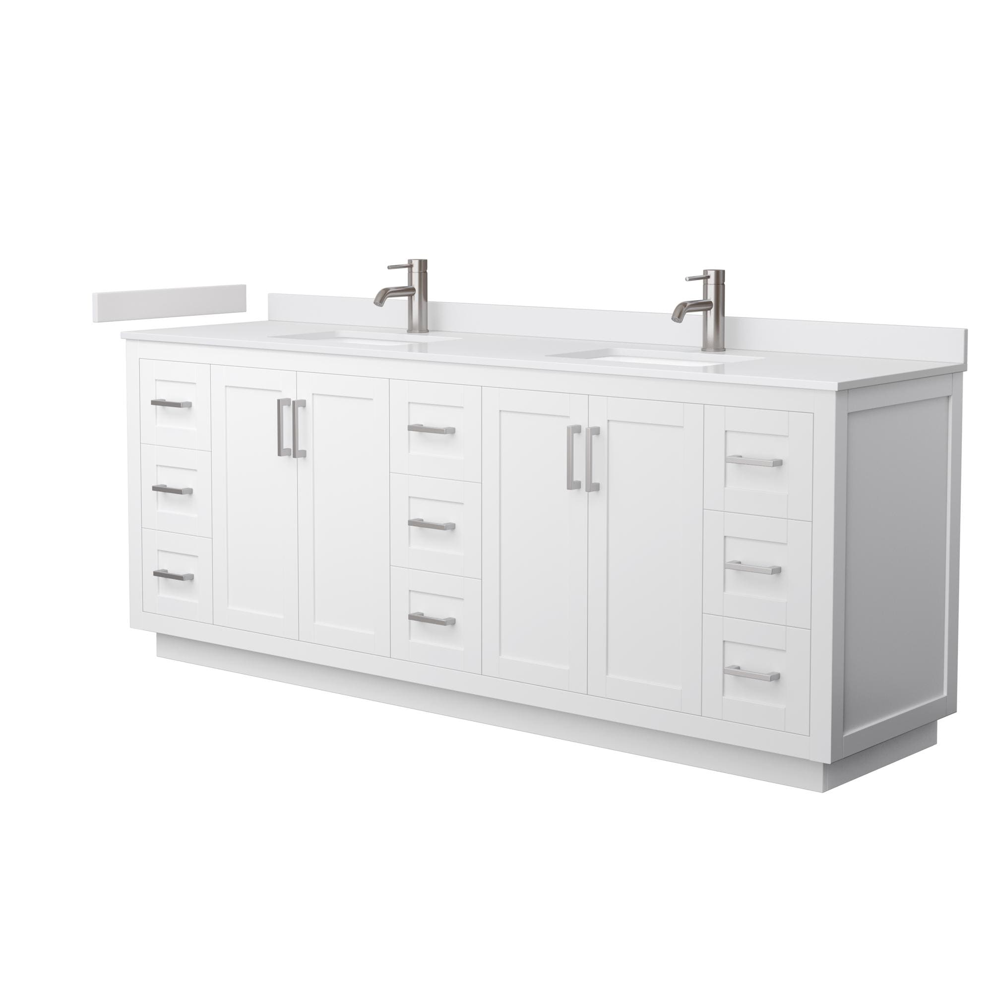 Wyndham Collection WCF292984DWHWCUNSMXX Bath-Vanity-Combo - View #2