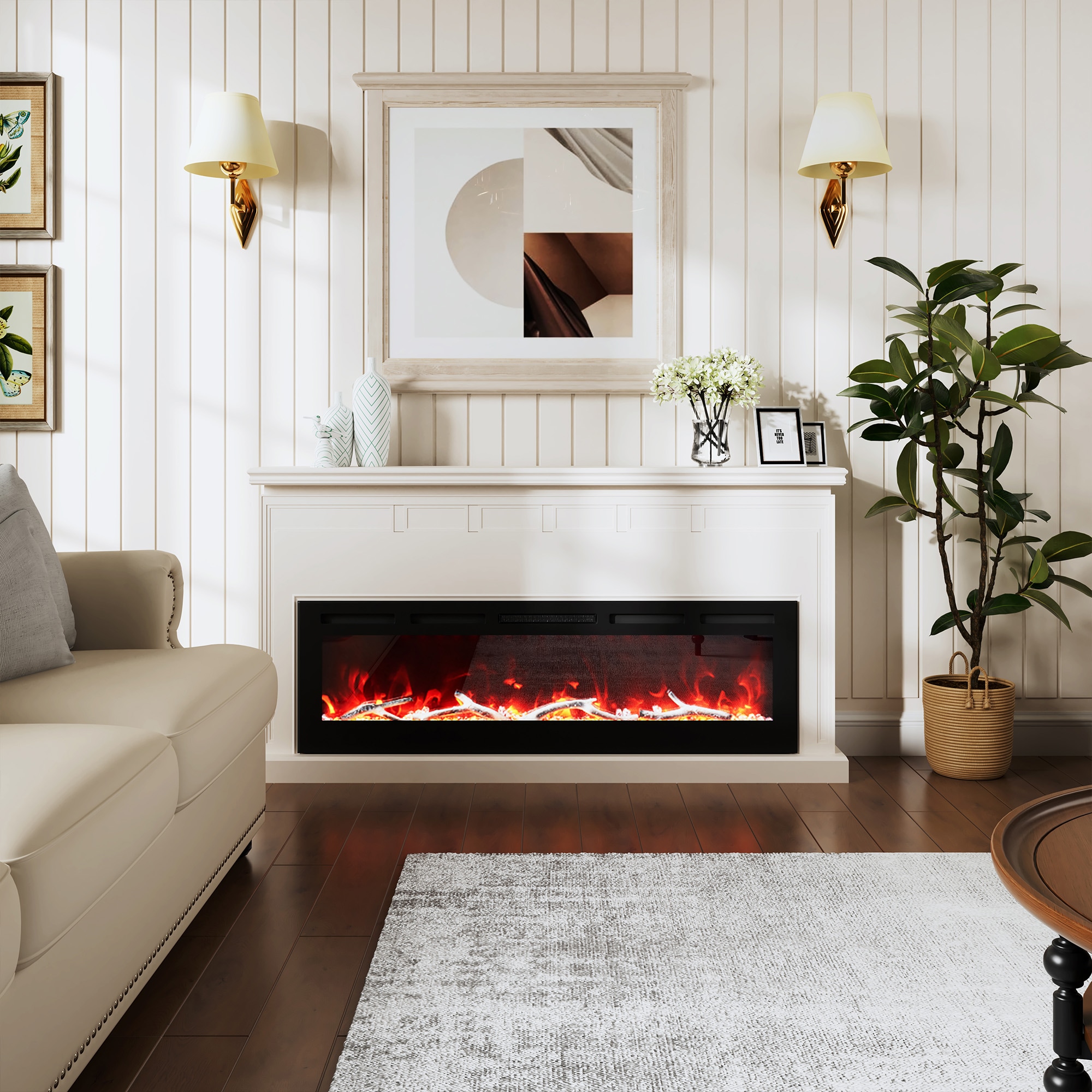 Clihome BL-ZHX-RFP-60 Electric-Fireplaces - View #3