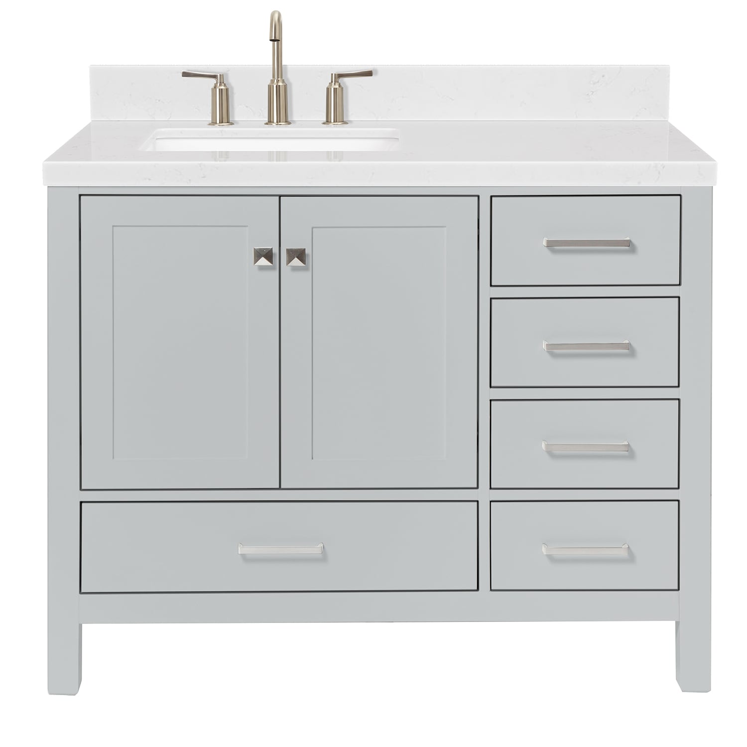 ARIEL A042SLCQRVOGRY Bath-Vanity-Combo - View #2