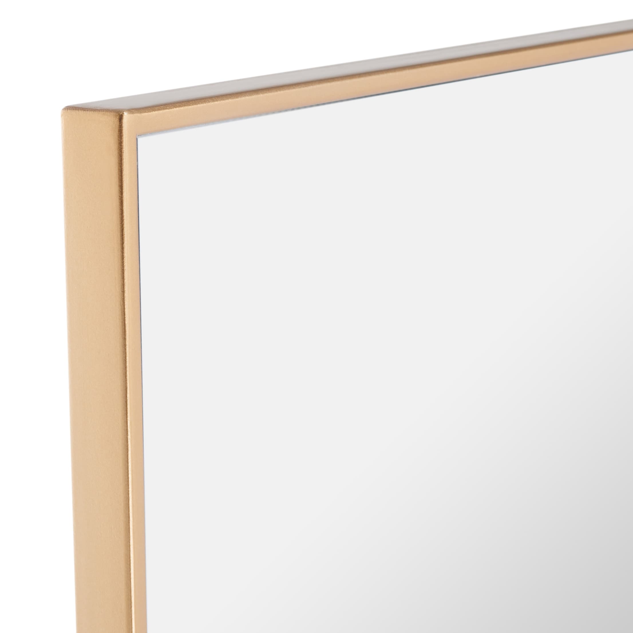 Wellen 28" x 69" Gold Framed Full-Length Mirror