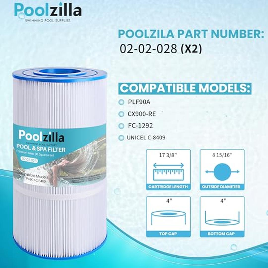 Poolzilla 02-02-028-2PK Pool-Filter-Skim-Sys-Parts - View #2