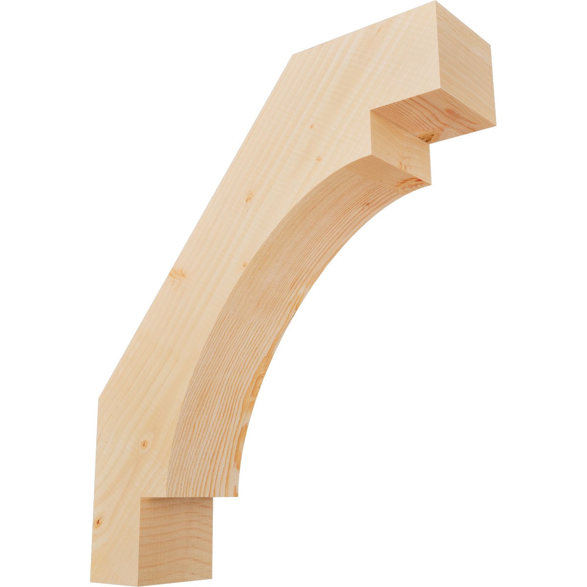 Ekena Millwork BRC06X22X26MRC00SDF 5-1/2-in x 22-in x 26-in Douglas Fir Unfinished Wood Merced Smooth Knee Brace