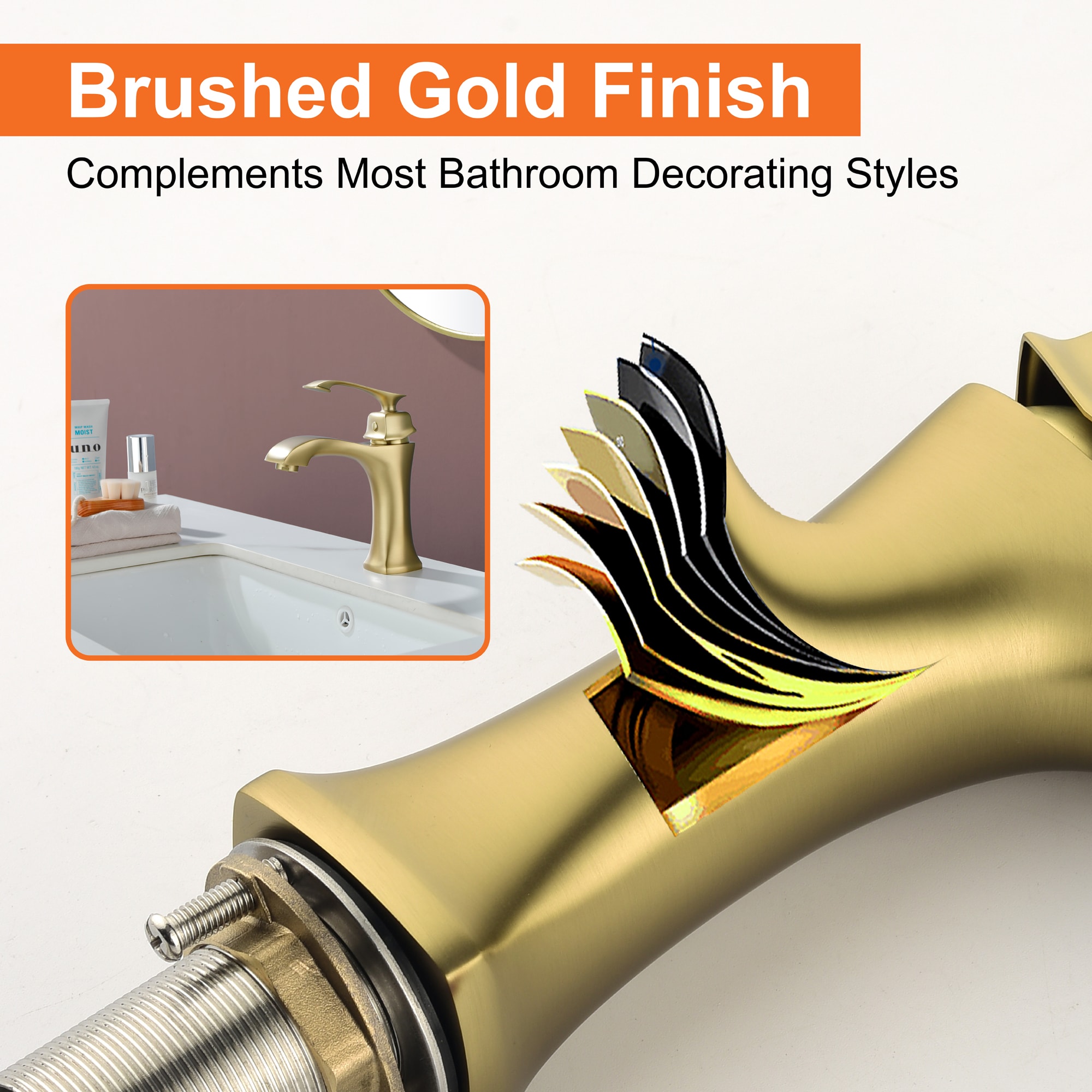 Mondawe MO-DT28054BG Lavatory-Faucets - View #7