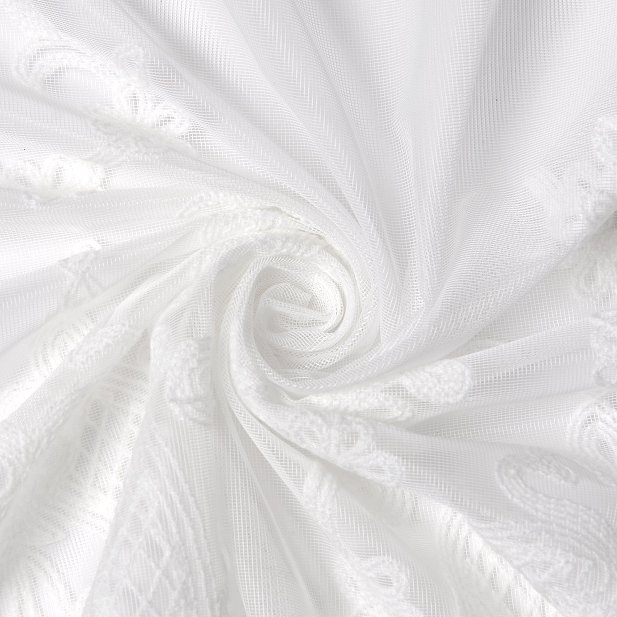Best Home Fashion GROM-DAMASK-96-WHITE curtains - View #6