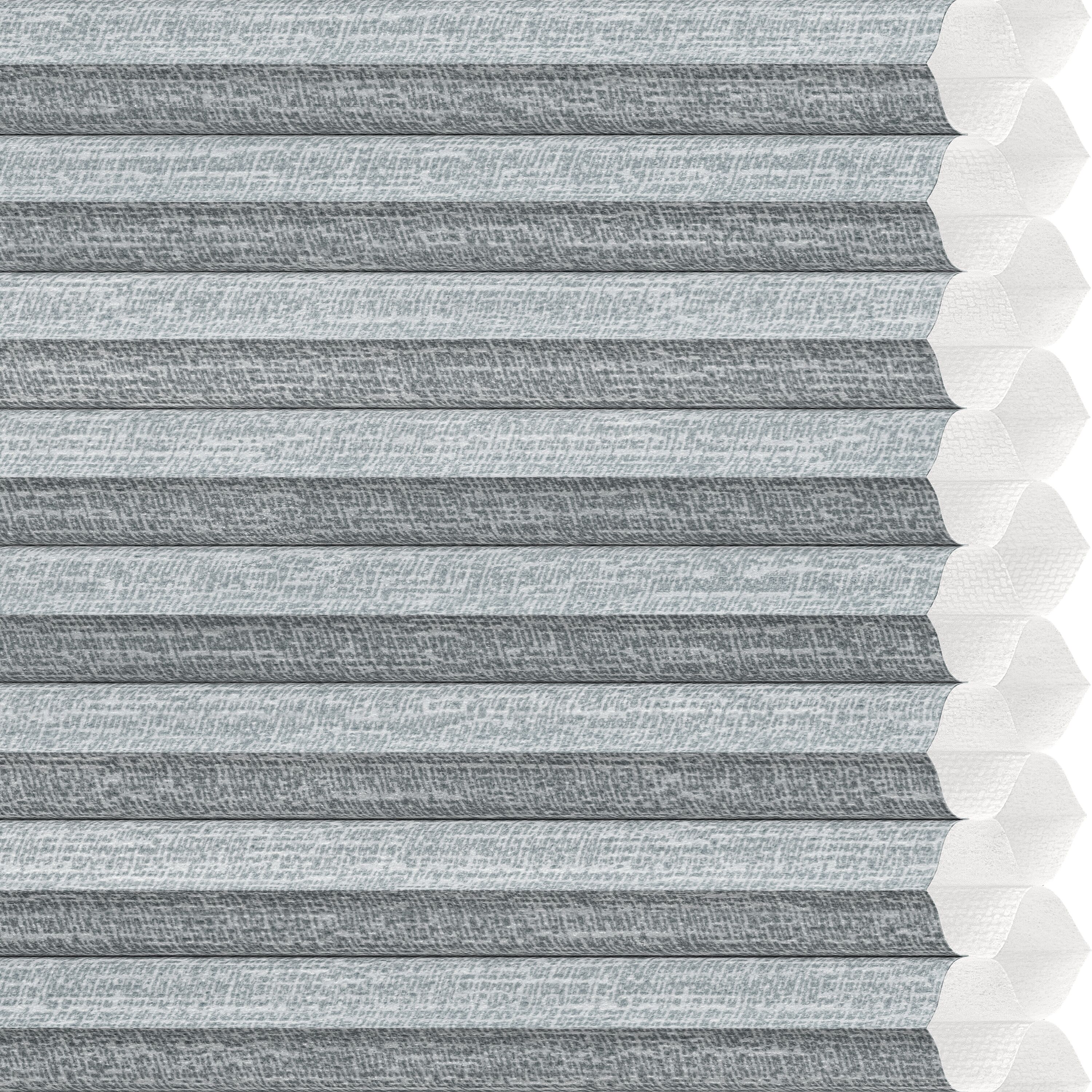 LEVOLOR 511563 Crosshatch Steel Wool Light filtering Polyester 1/2-in Double Cellular shade swatch