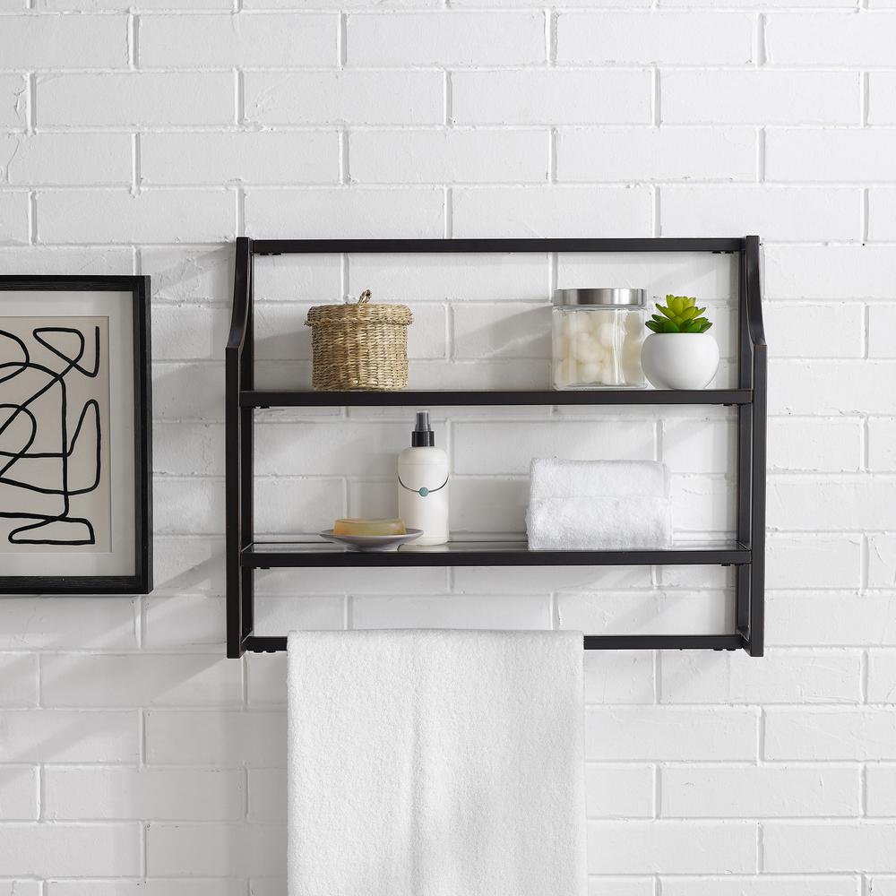 Crosley Furniture CF6204-BZ Bathroom-Shelves - View #2