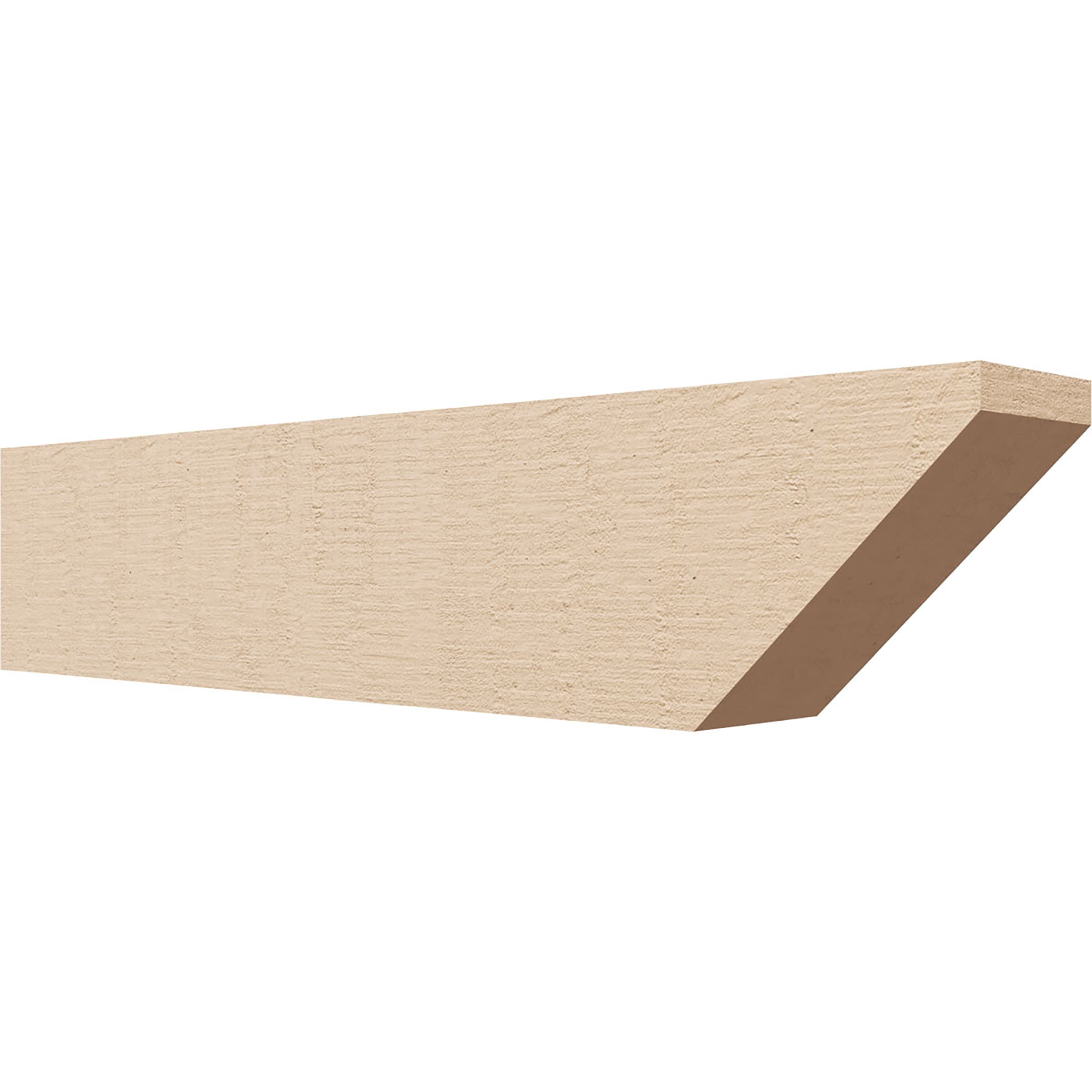 Ekena Millwork RFTU04X06X28CONRCPR Concord Woodgrain 4-in x 6-in x 28-in Brown Urethane Standard bracket