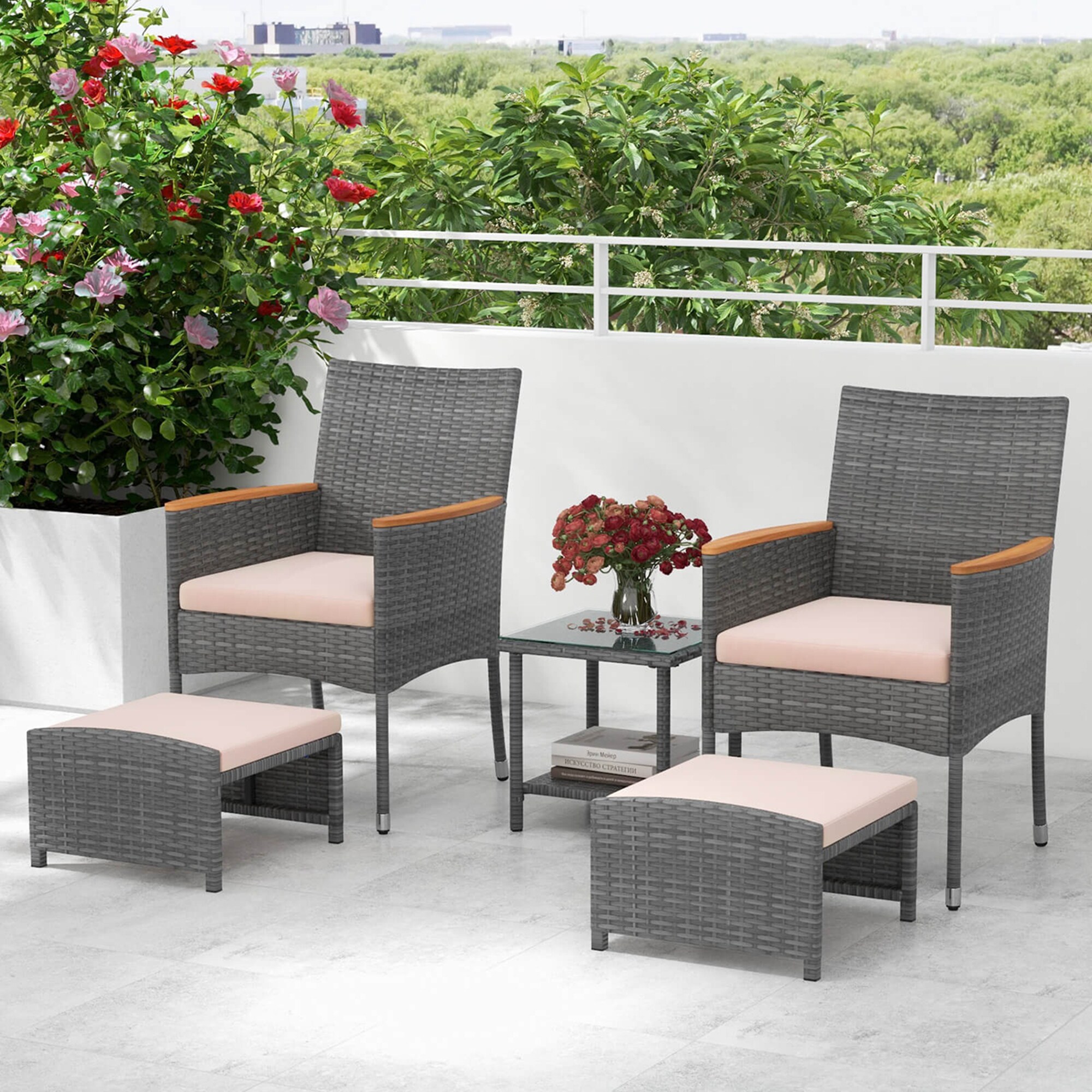 Costway HCST03503 Patio-Conversation-Sets - View #9