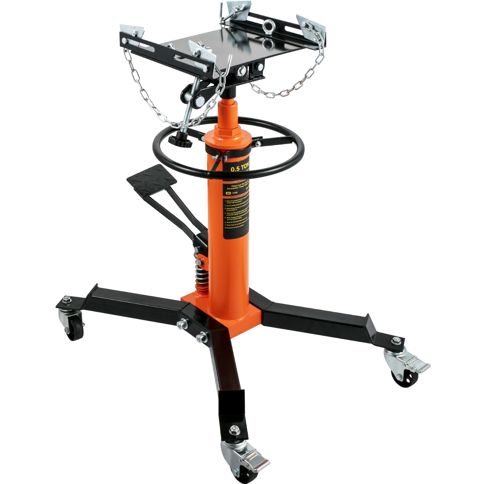 SVOPES SVOPESMSDGYYC05325V0 Orange 0.5-Ton Steel Hydraulic Transmission jack