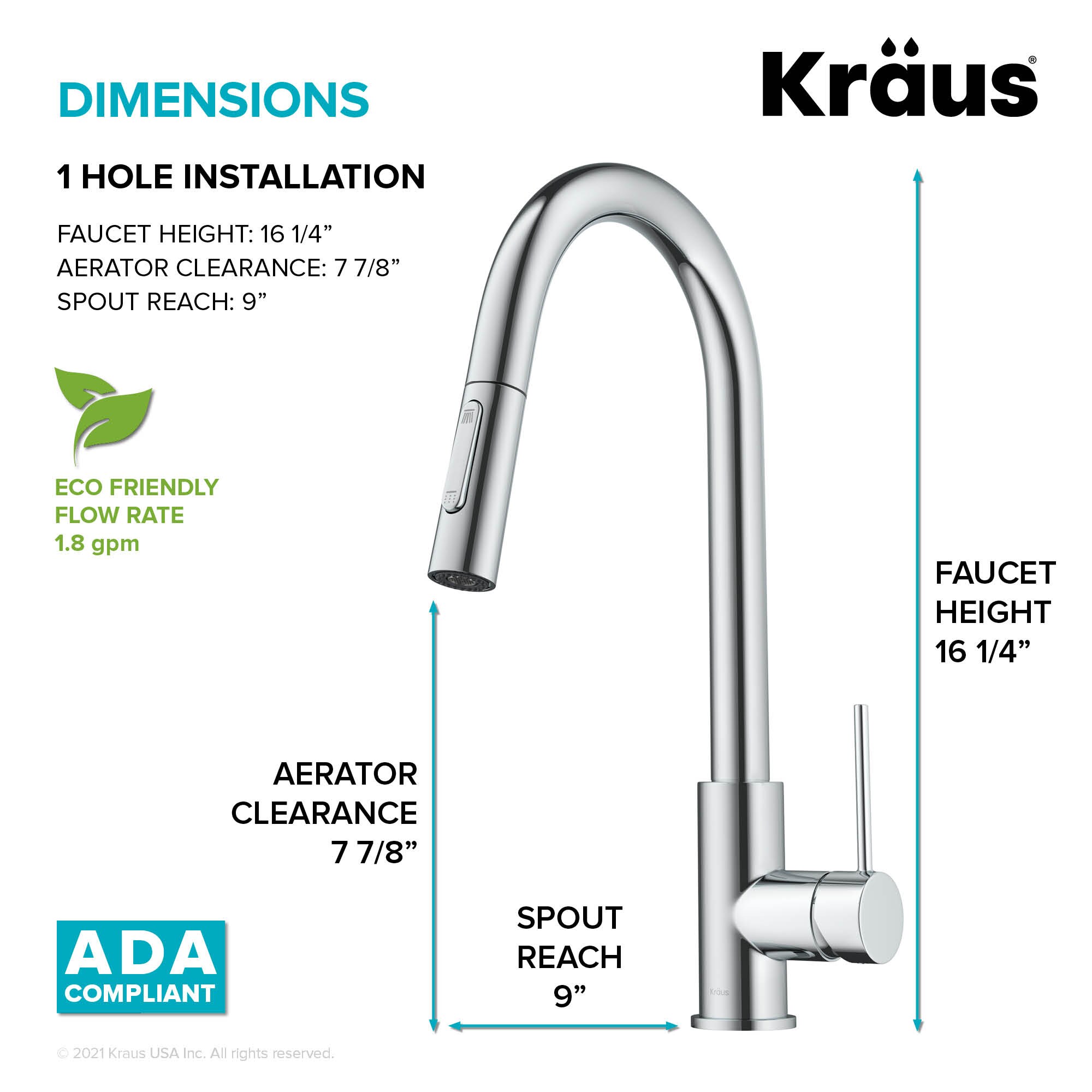 Kraus KPF-3104CH Kitchen-Faucets - View #6