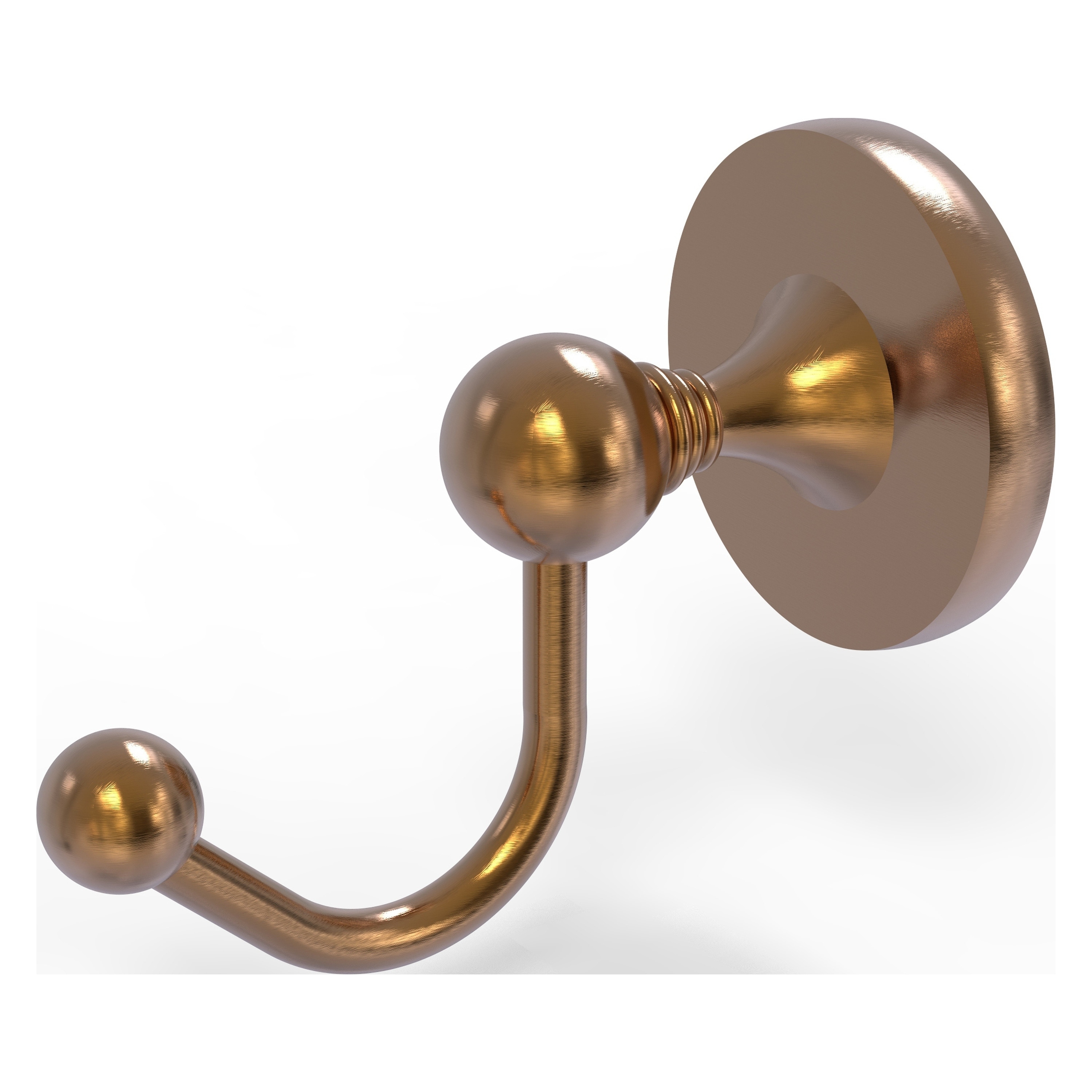Allied Brass SL-20-BBR Shadwell Brushed Bronze Single -Hook Wall mount Towel Hook