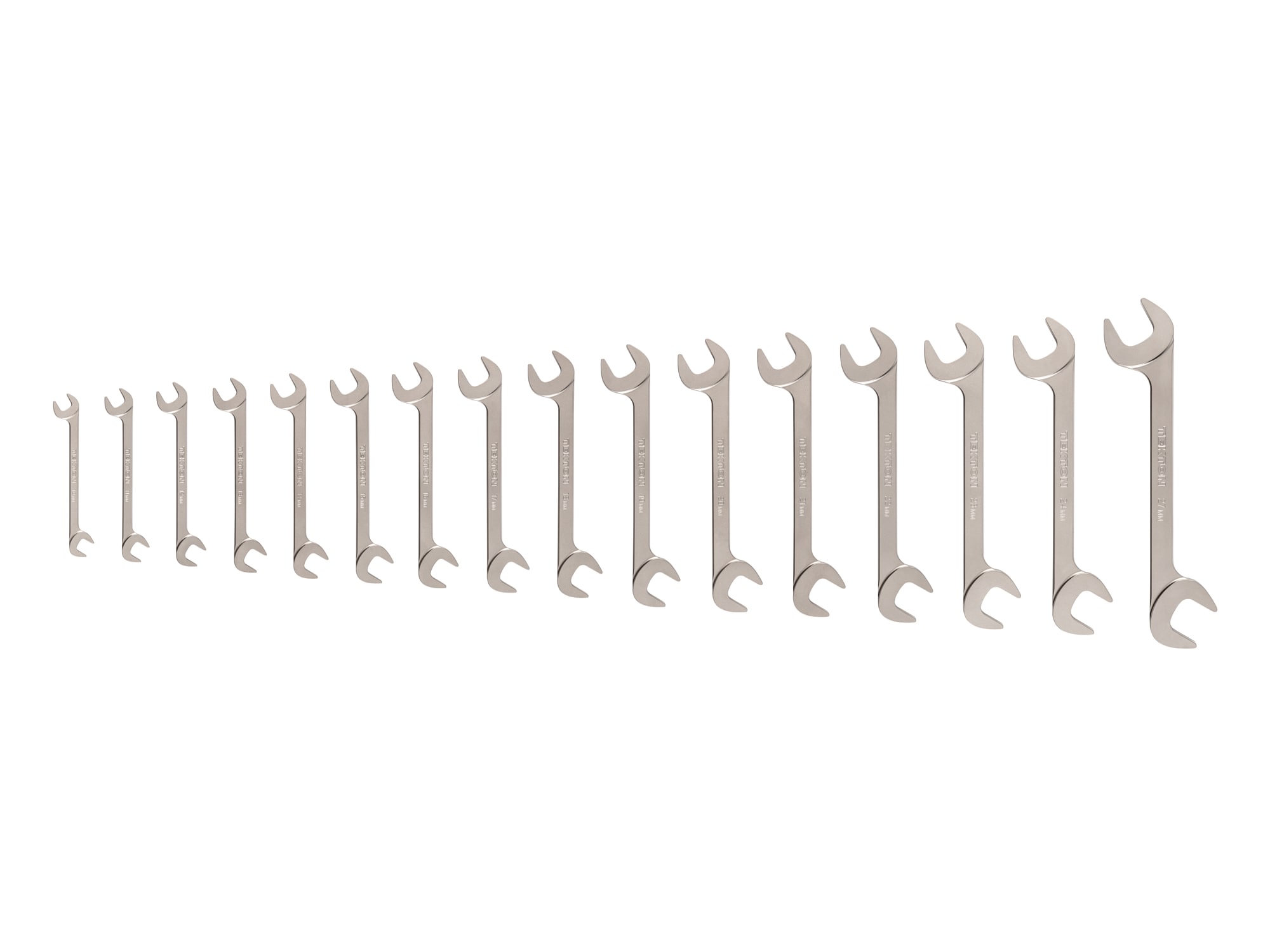 TEKTON WAE92002 16 -Piece Set Metric Angle Open end Wrench (no case)