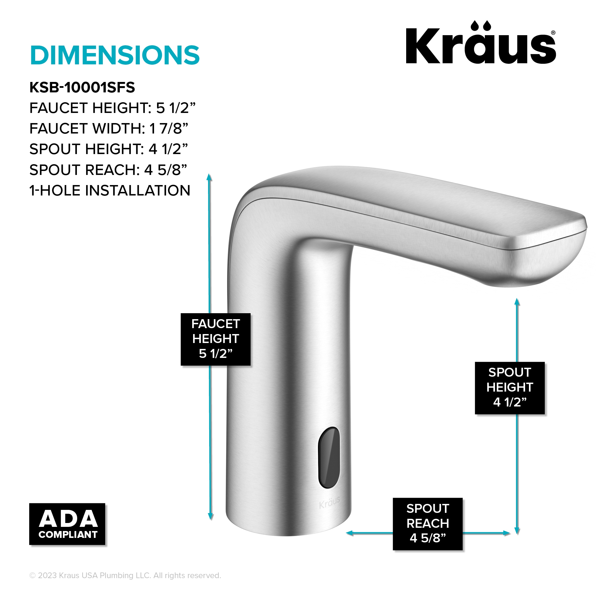 Kraus KSB-10001SFS Lavatory-Faucets - View #5