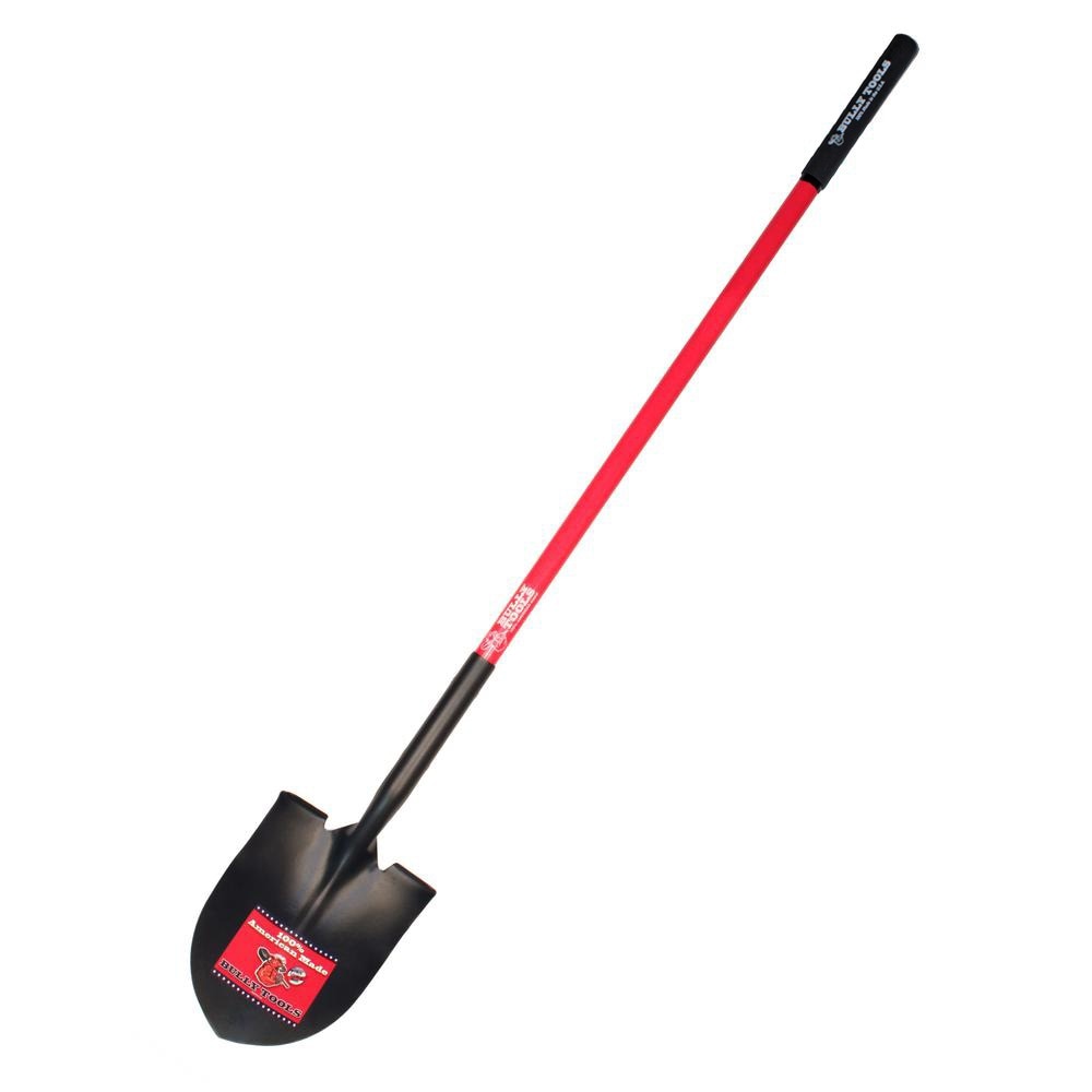 Bully Tools 48.5-in Fiberglass Handle Digging Shovel