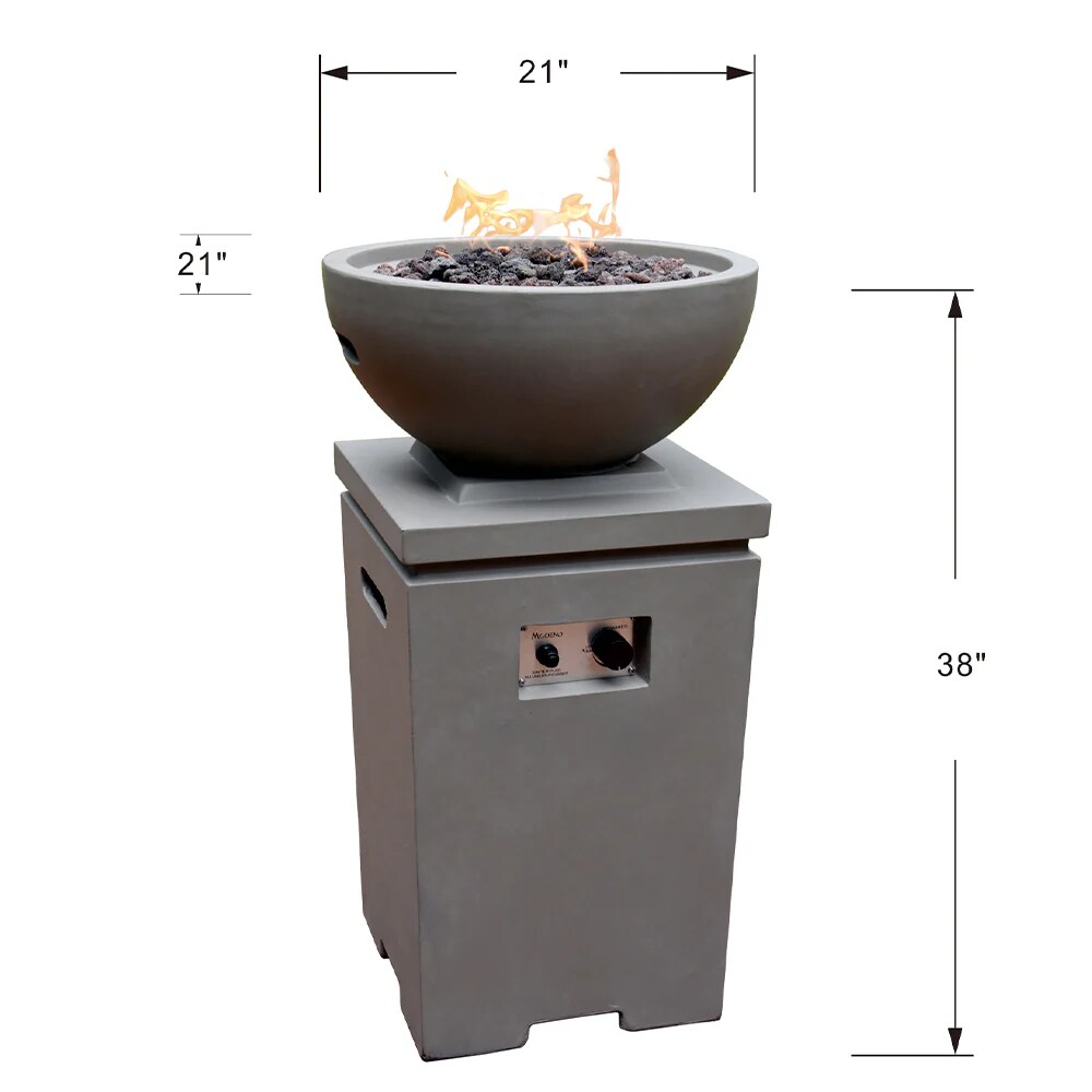 Modeno OFG612LG-LP-1 Outdoor-Gas-Firepits - View #2