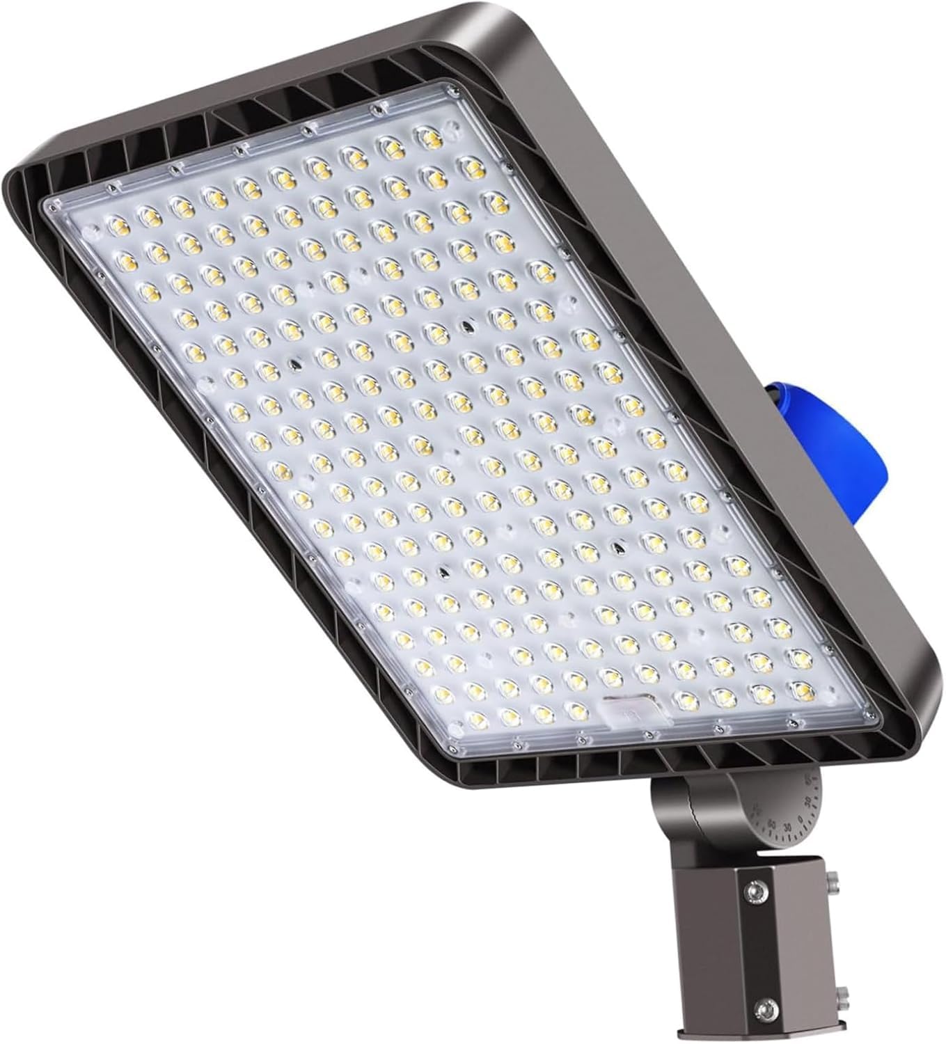 Vrbgify  1 Pack 240W LED Parking Lot Light 36000LM 5000K Dusk to Dawn Outdoor Security Area Lighting 180 Degree Adjustable Slip Fit Mount IP65 100-277V 20.90 x 10.23 x 5.15 Inch