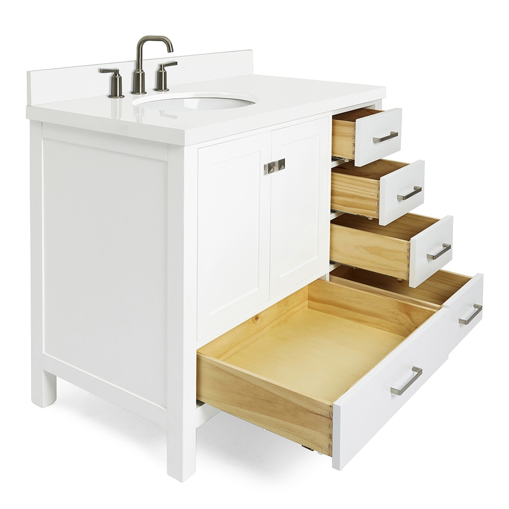 ARIEL A043SLWQOVOWHT Bath-Vanity-Combo - View #5