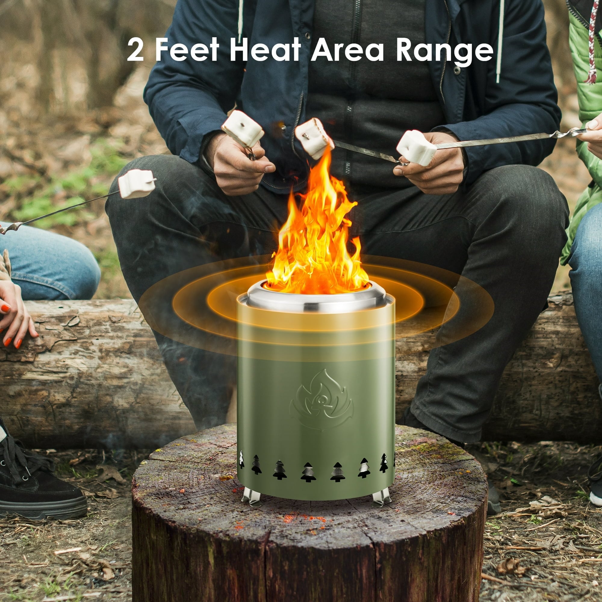 COWSAR LS3807GN Outdoor-Woodburning-Firepits - View #5