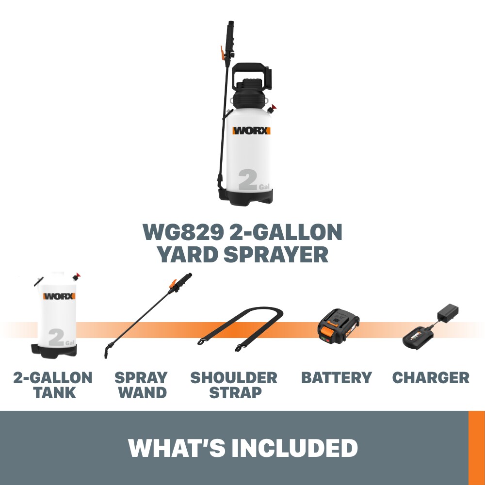 WORX Spreaders Sprayers at Lowes