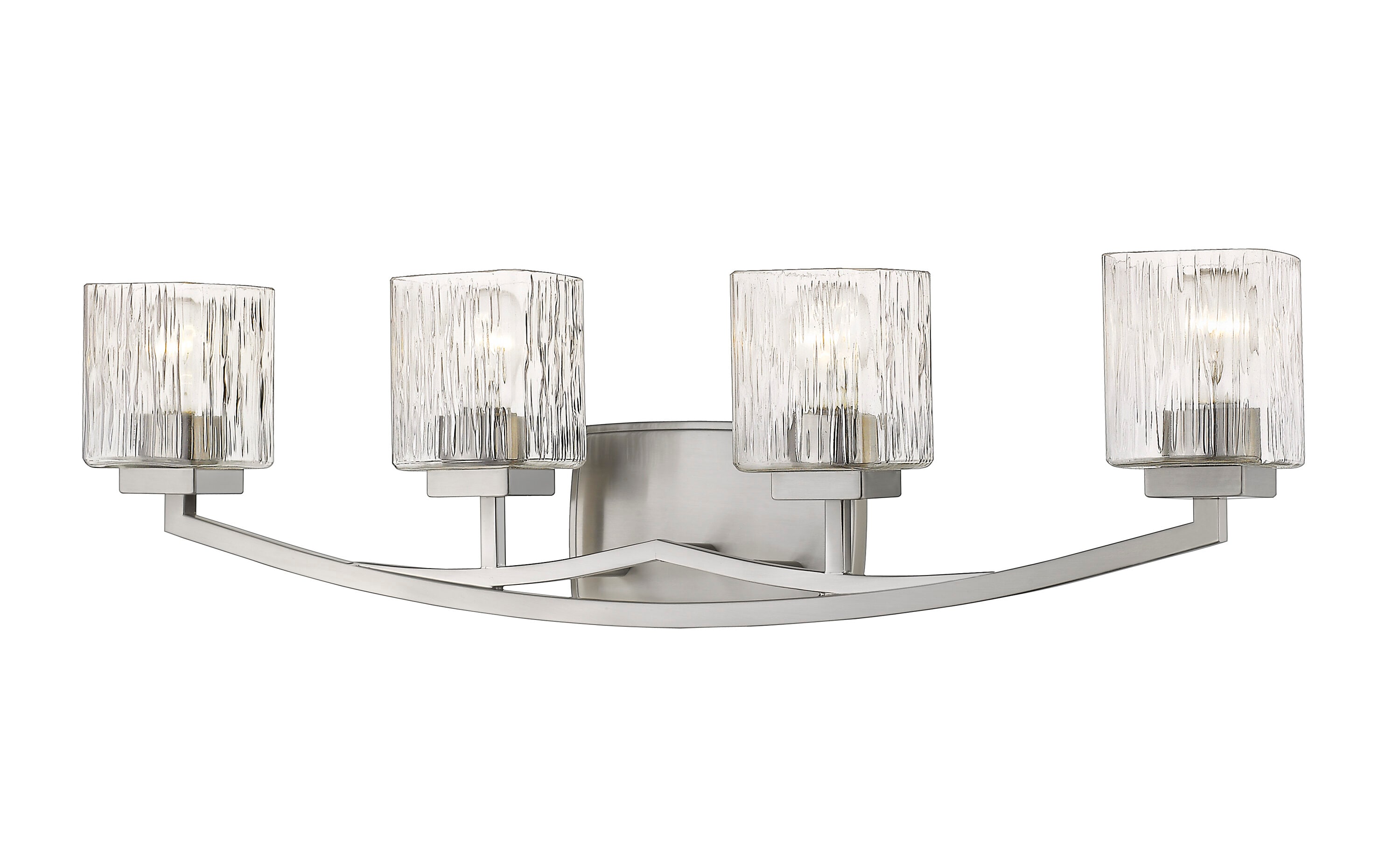 Z-Lite 1929-4V-BN Zaid 32-in 4 -Light Brushed Nickel Modern/contemporary Vanity light