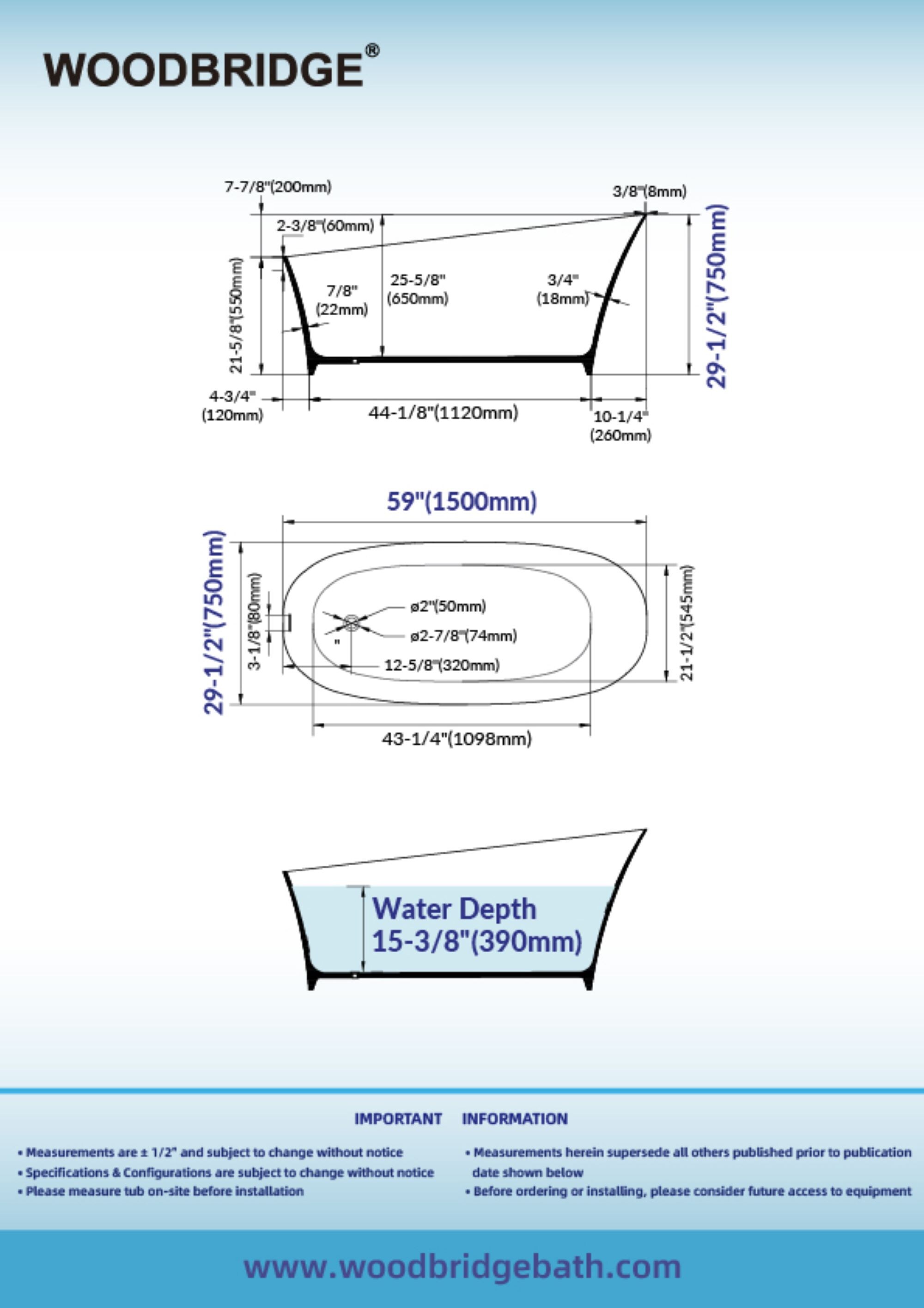 Woodbridge LB221 bathtubs - View #7
