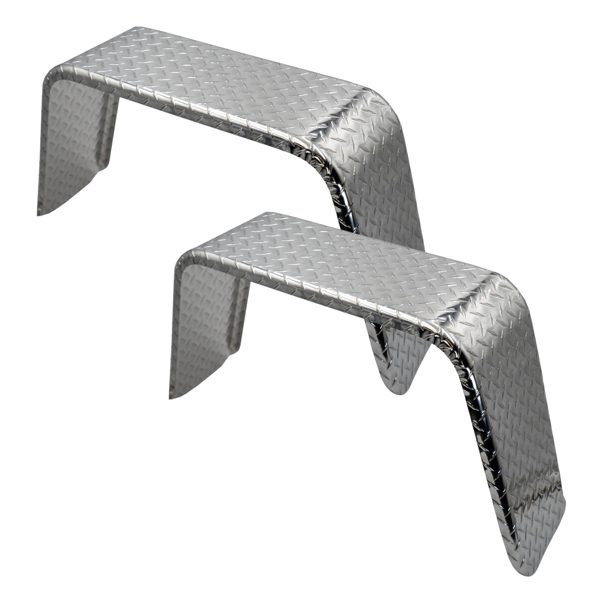 Tie Down 16 in Wheel Aluminum Tread Jeep Style Trailer Fenders 10 x 34 x 18 2 Pack