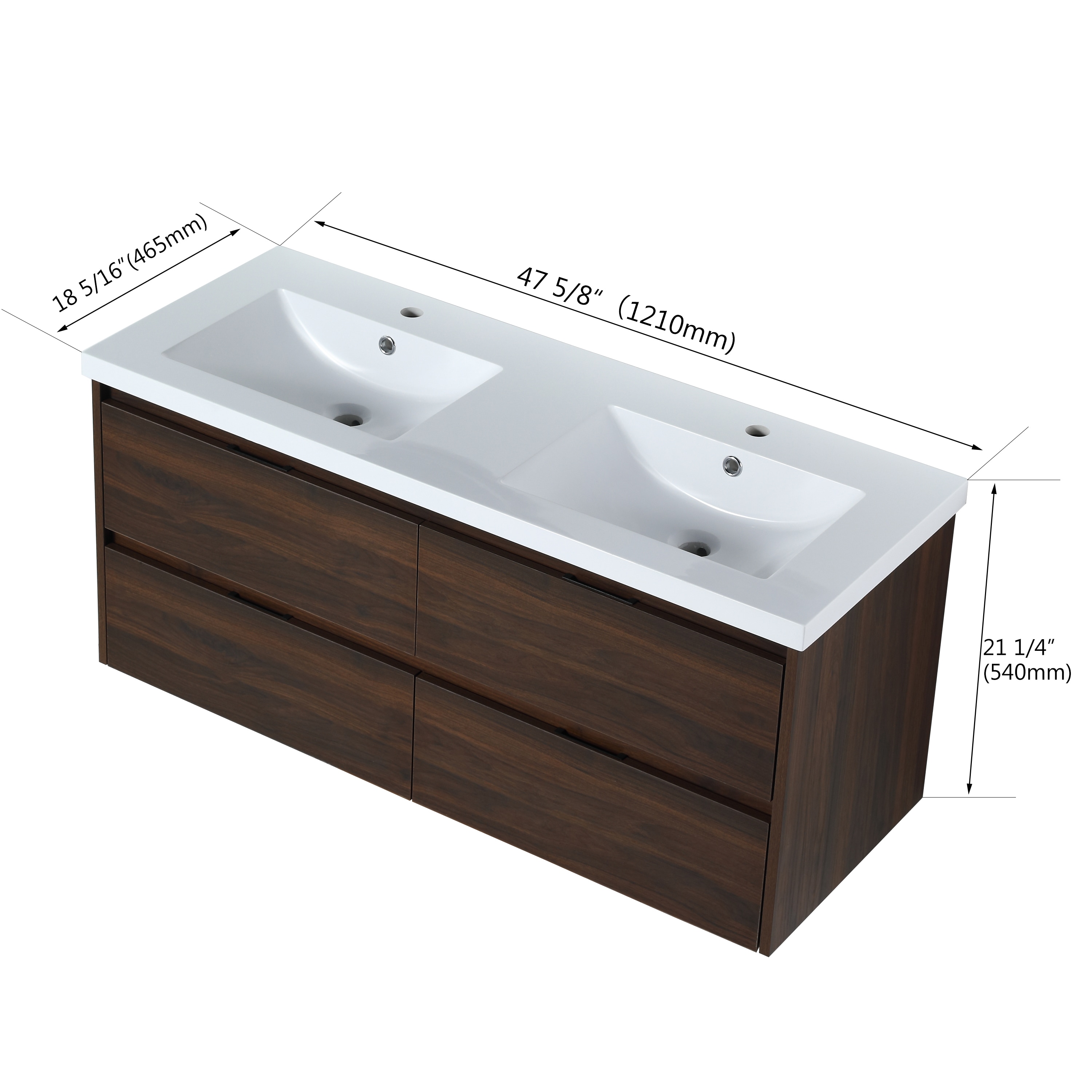 Forclover QNM-1332-WH Bath-Vanity-Combo - View #5