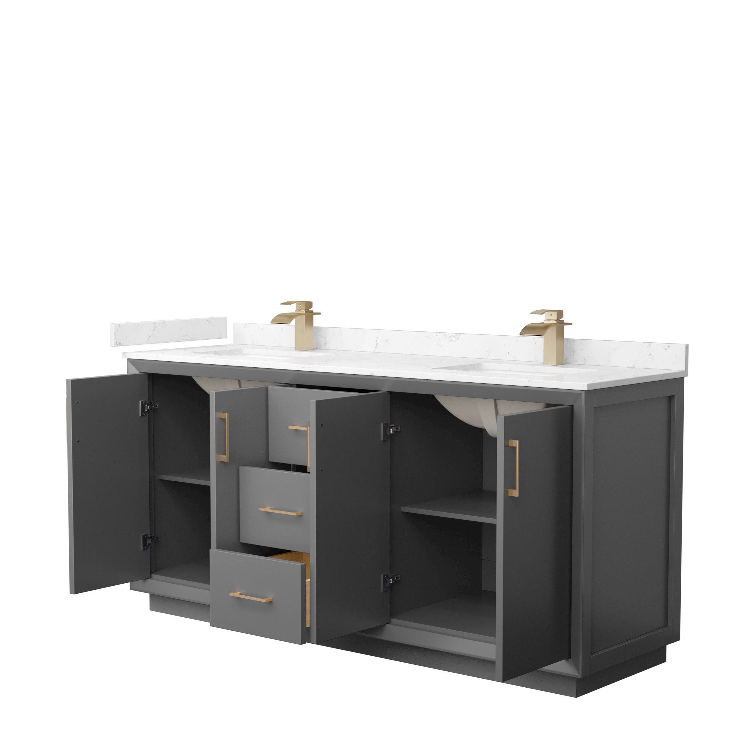 Wyndham Collection WCF414172DGZC2UNSMXX Bath-Vanity-Combo - View #2