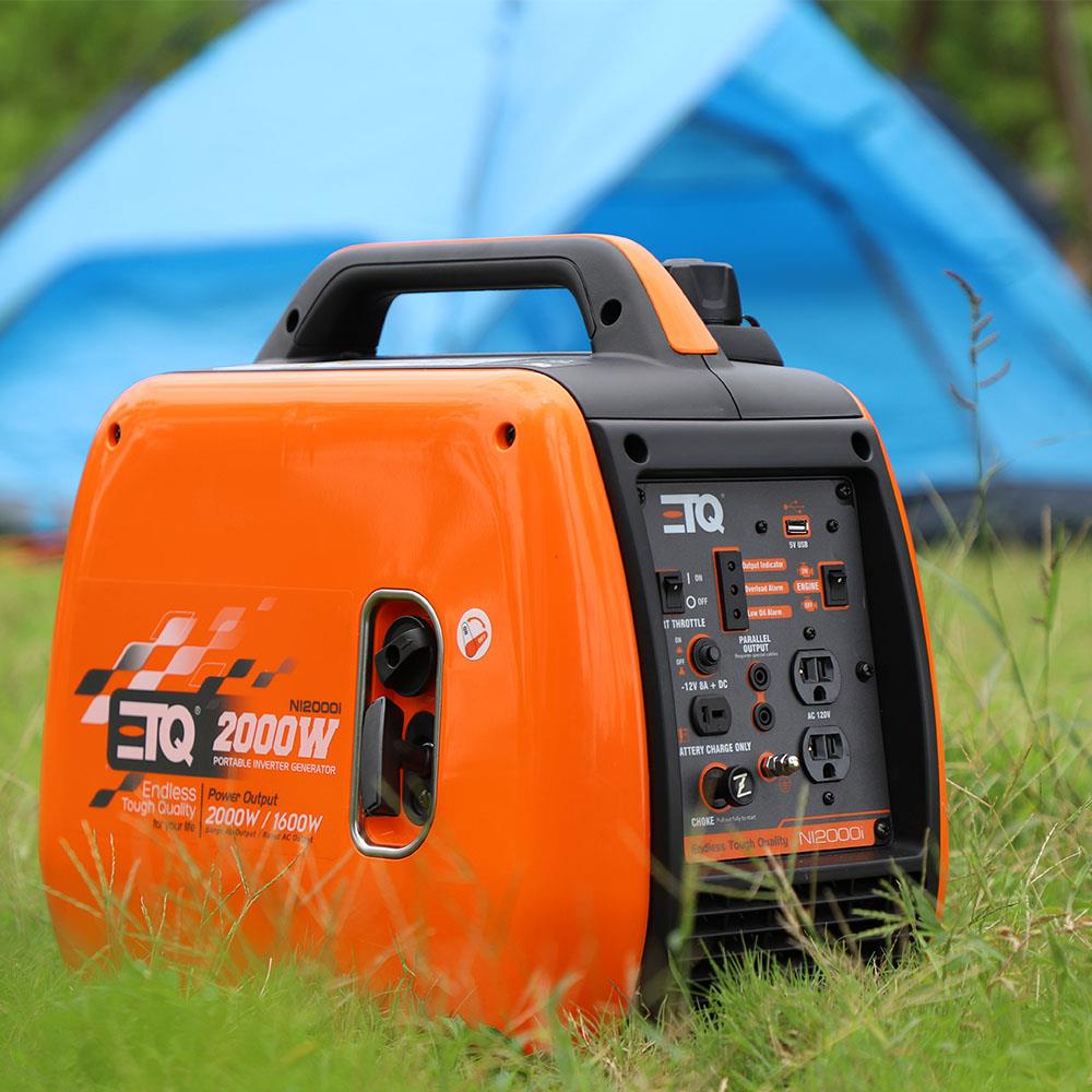 ETQ ETQ Inverter 2000-Watt Gasoline Portable Inverter Generator in the ...