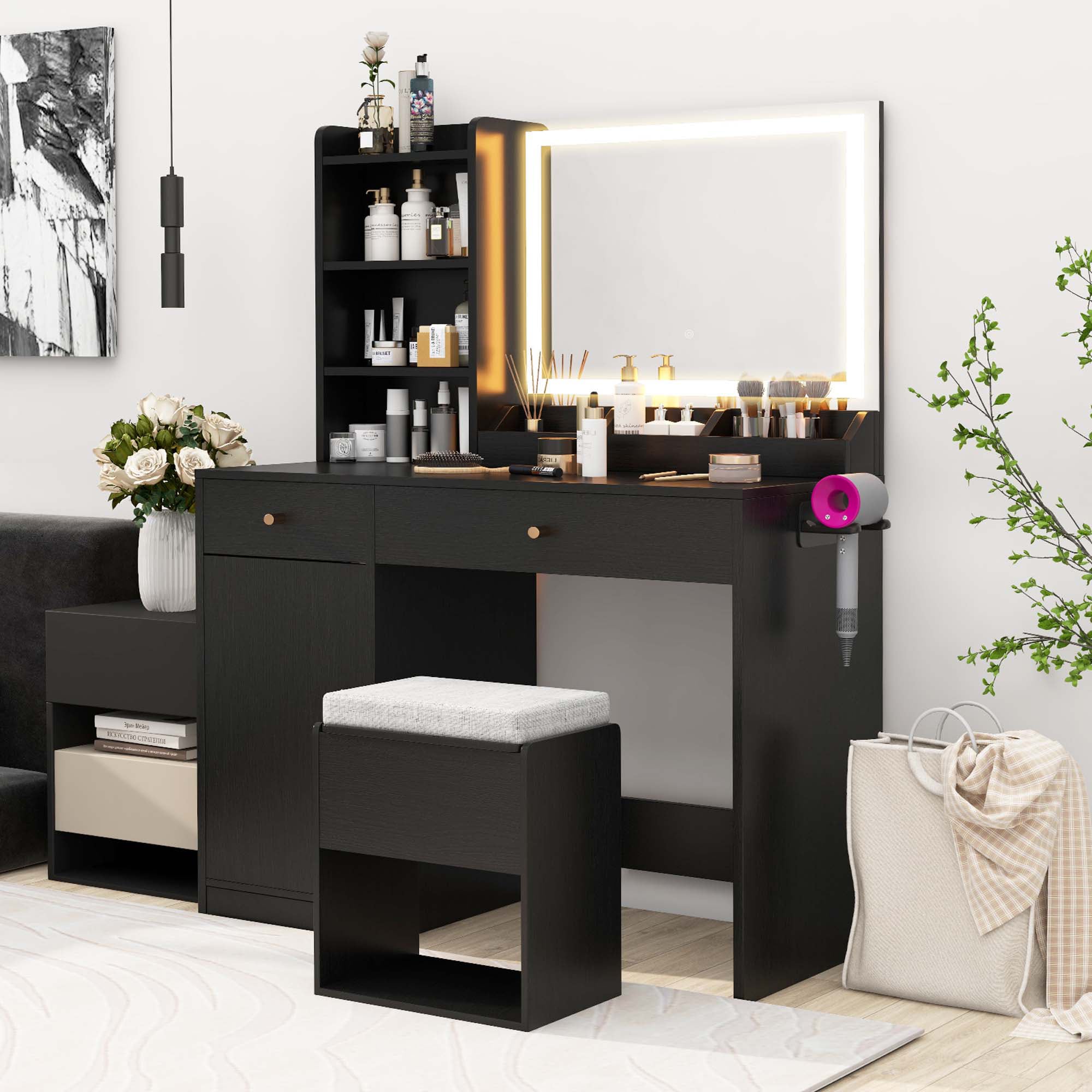 Costway HCST05287 Bedroom-Vanities - View #10
