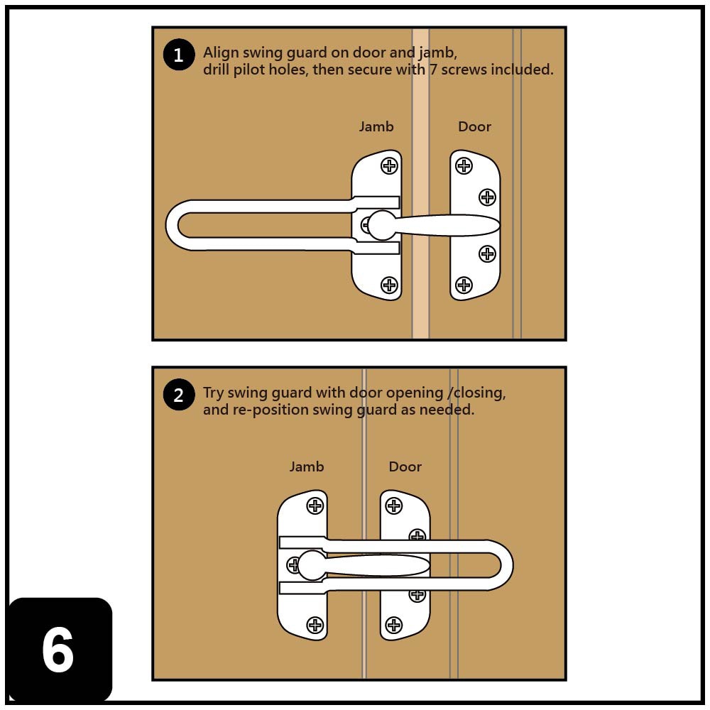 RELIABILT 20546BBBLG Entry-Door-Chain-Guards - View #6