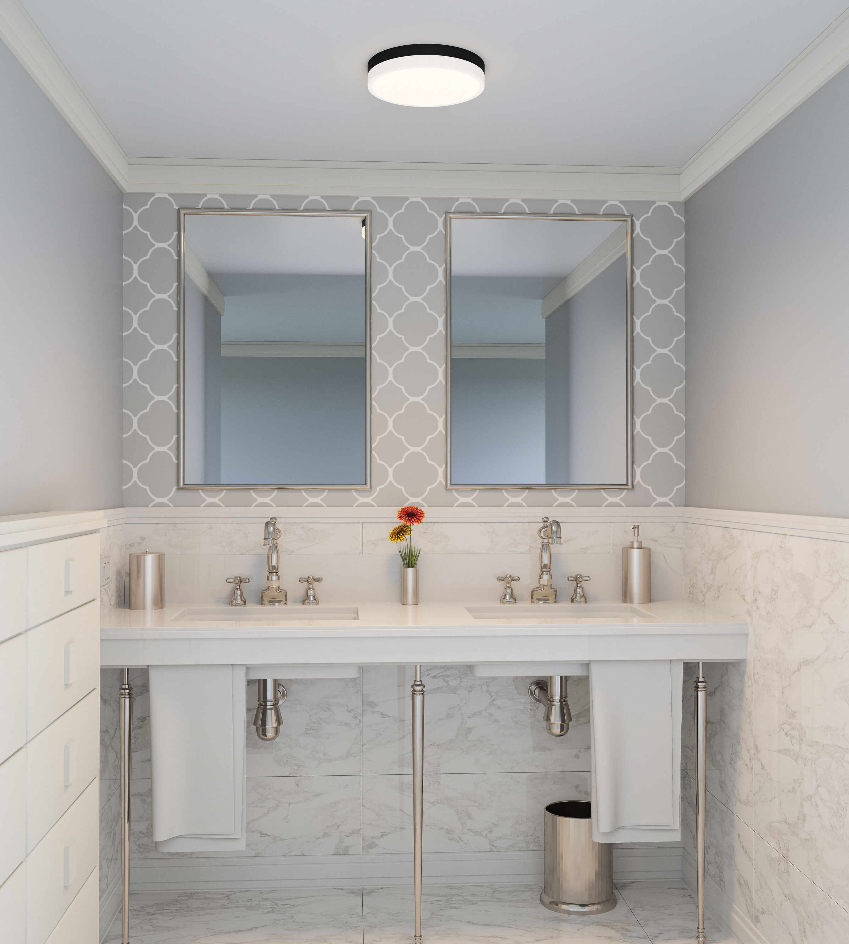 Quoizel WLN1611MBKW flushmounts - View #4