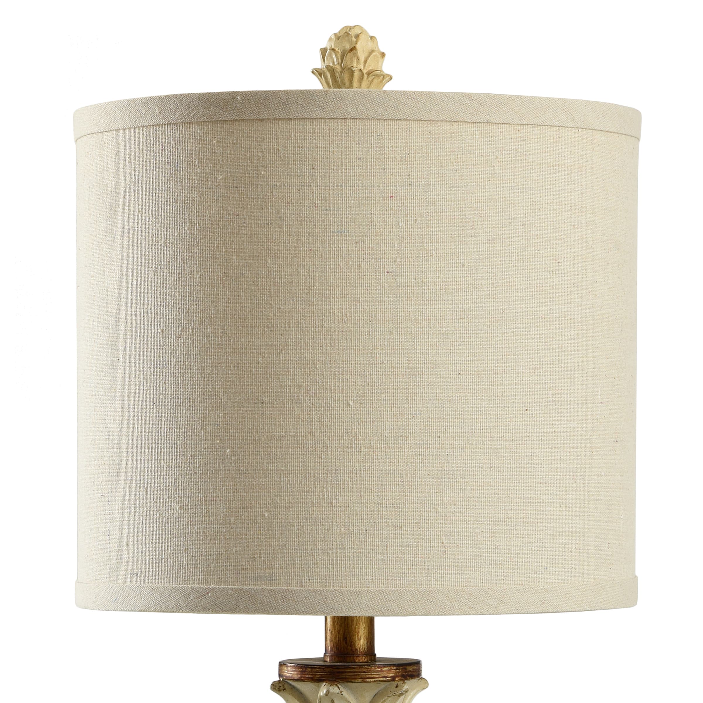 StyleCraft Home Collection 23.5-in Table Lamp with Fabric Shade