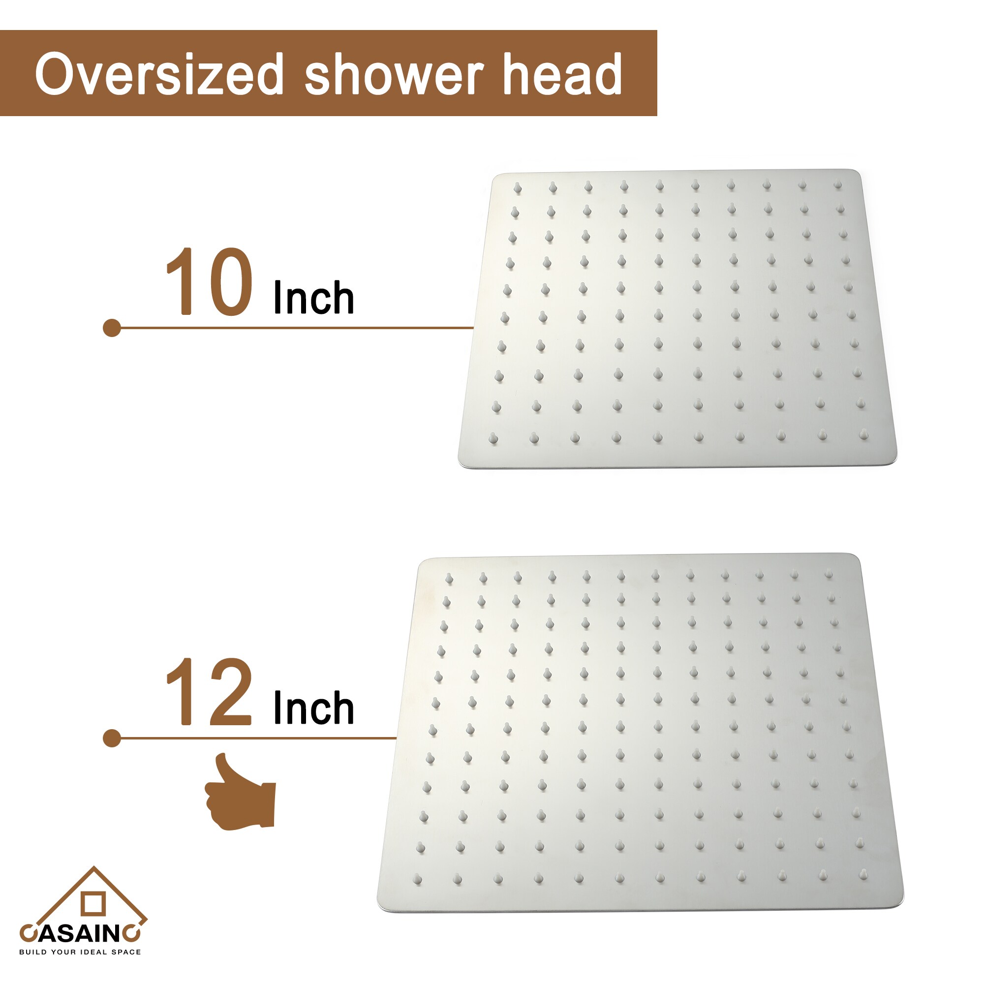 CASAINC CS3502-12BN Showerhead-Bar-Panels - View #8