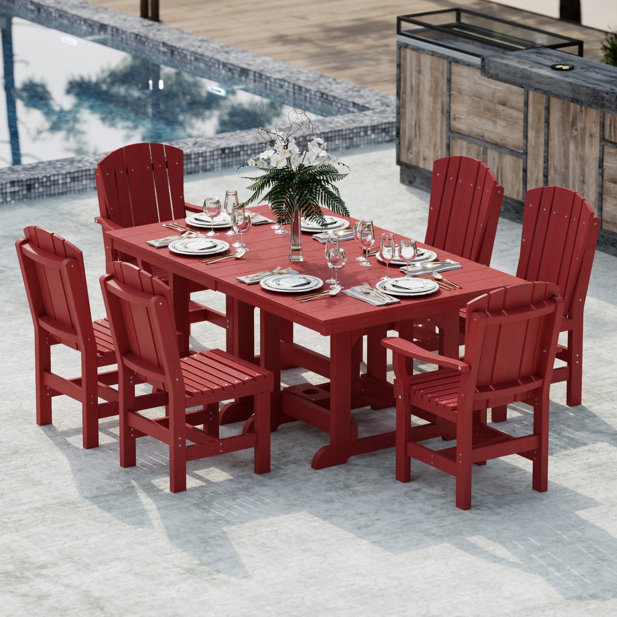 Wildridge LCC-188-CR Patio-Dining-Sets - View #2