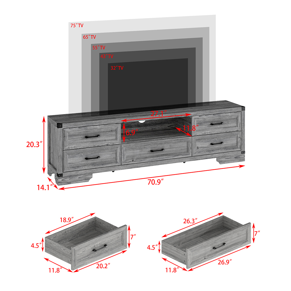 Homsee C-KF020530-02 Tv-Stands - View #14
