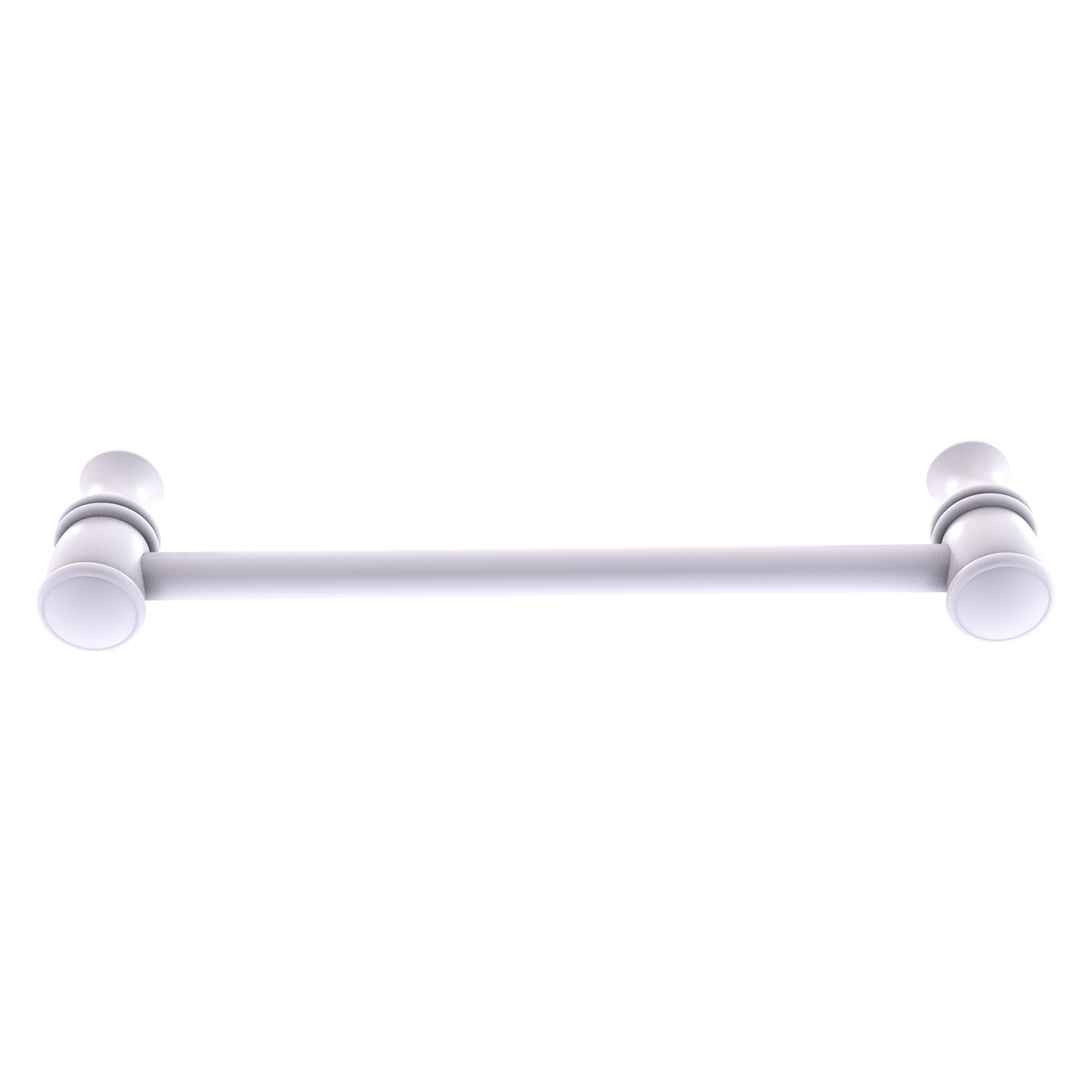 Allied Brass CL-30-6-WHM Carolina 6-in , Matte White Dual Mount Cylindrical Bar For Use on Appliances Drawer Pulls