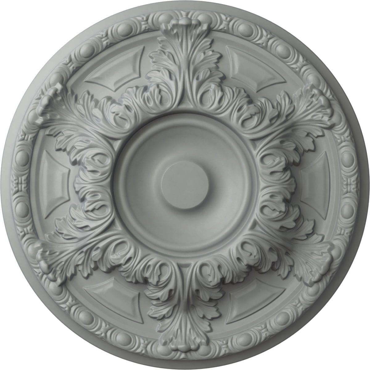 Ekena Millwork CM19GA Granada 19.0-Inches W x 19.0-Inches L Architectural Primed Polyurethane Whole Ceiling Medallion