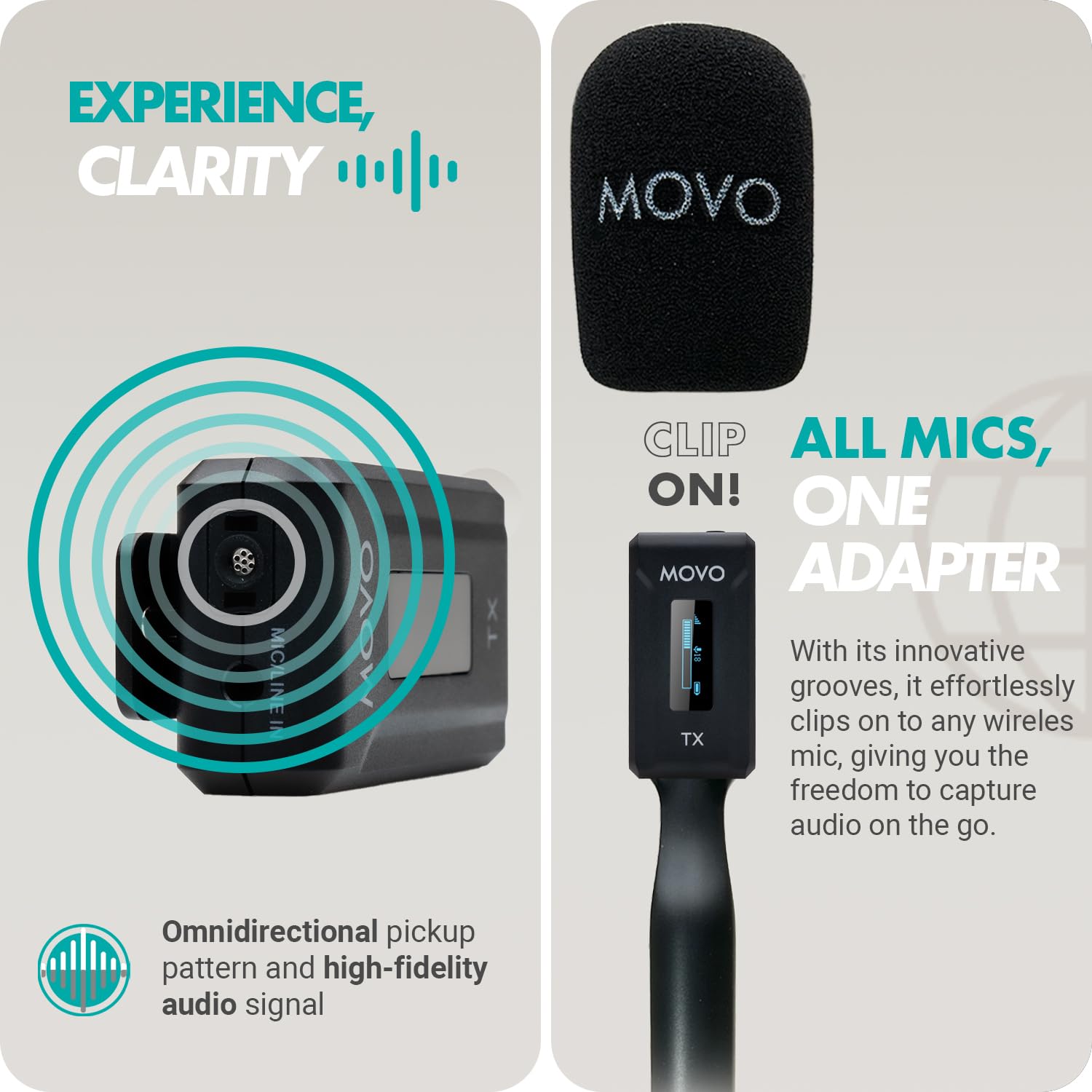 Movo WMX-2-DUO+WMX-HMX2 Smartphone-Camera-Accessories - View #5